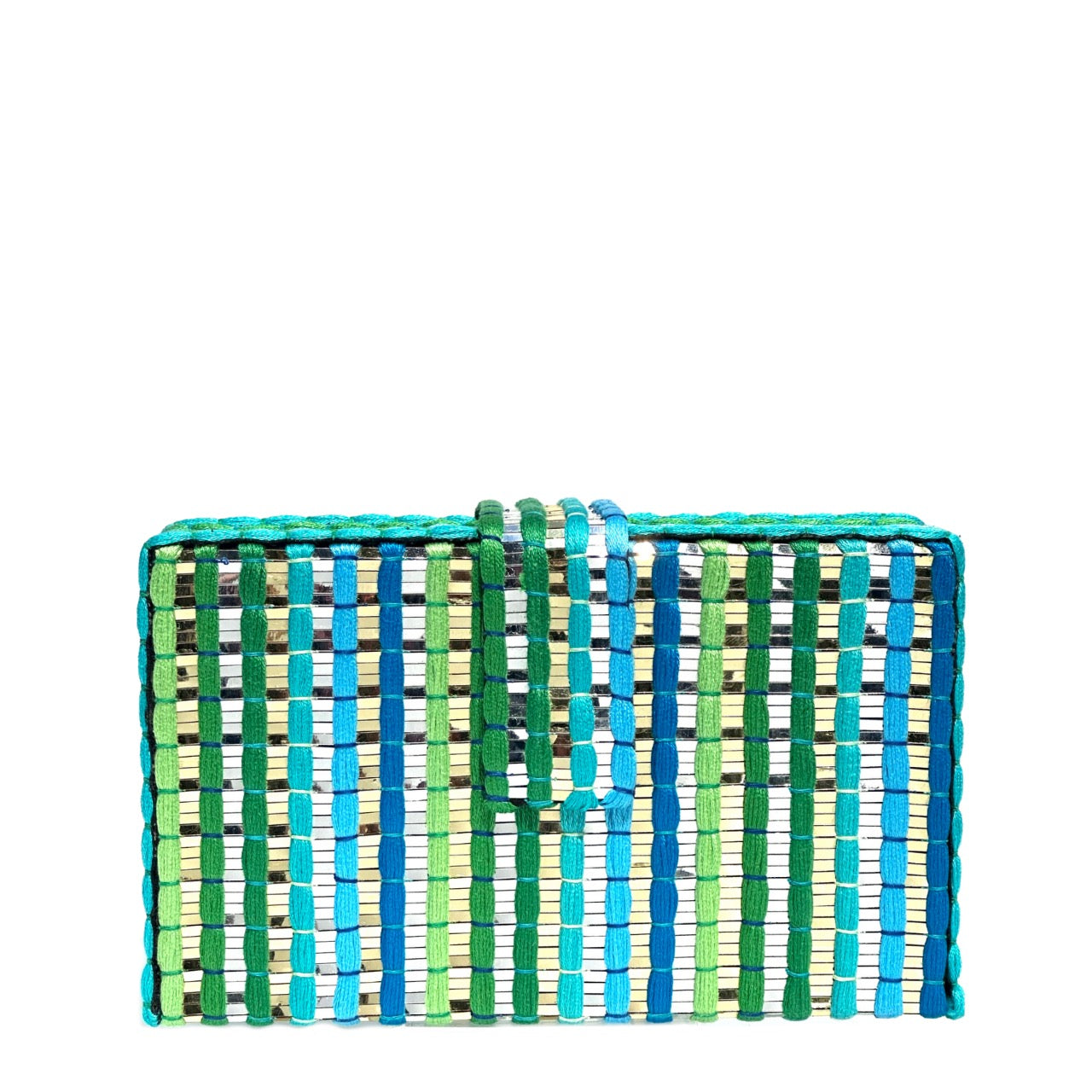Women's Luxury Colorful Blue Dori Clutch Online SIMITRI