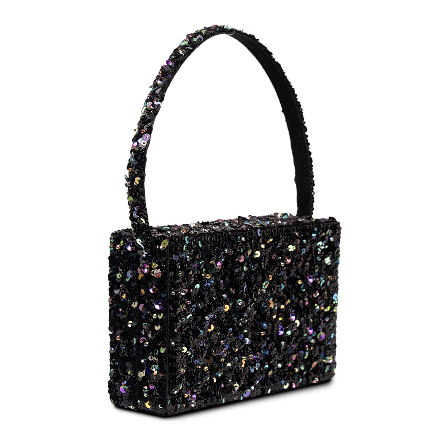 Black Garnet Box Clutch