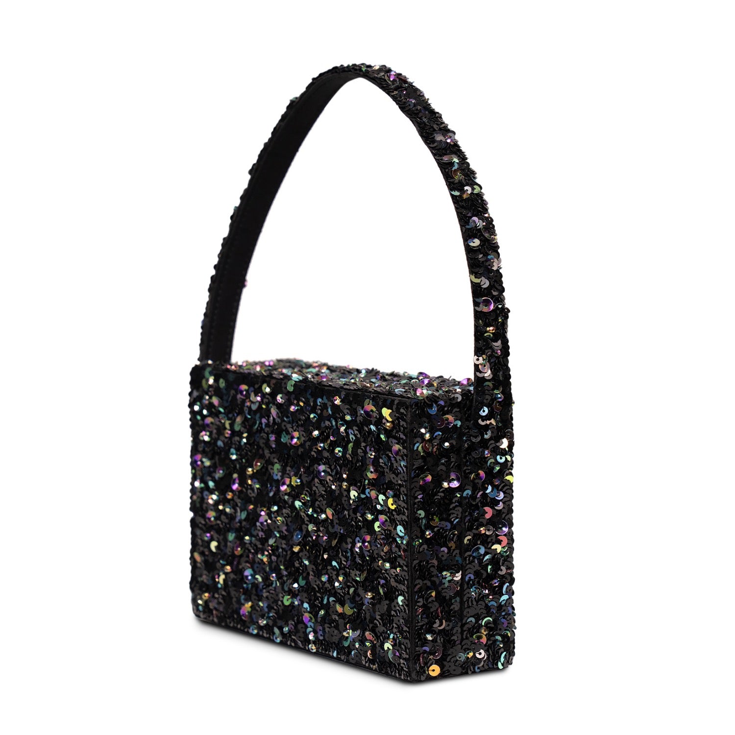 Black Garnet Box Clutch