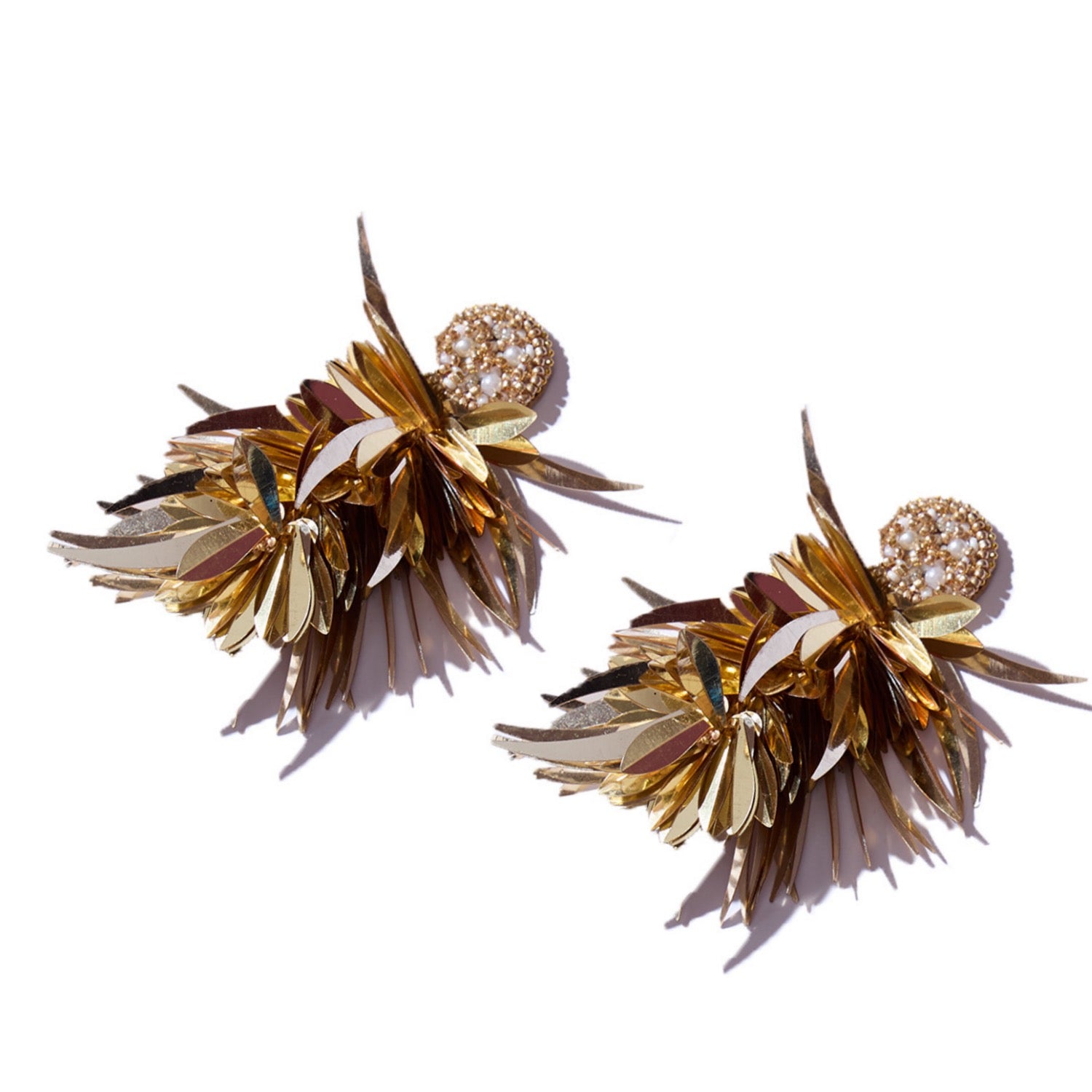 Gold Fringe Earrings