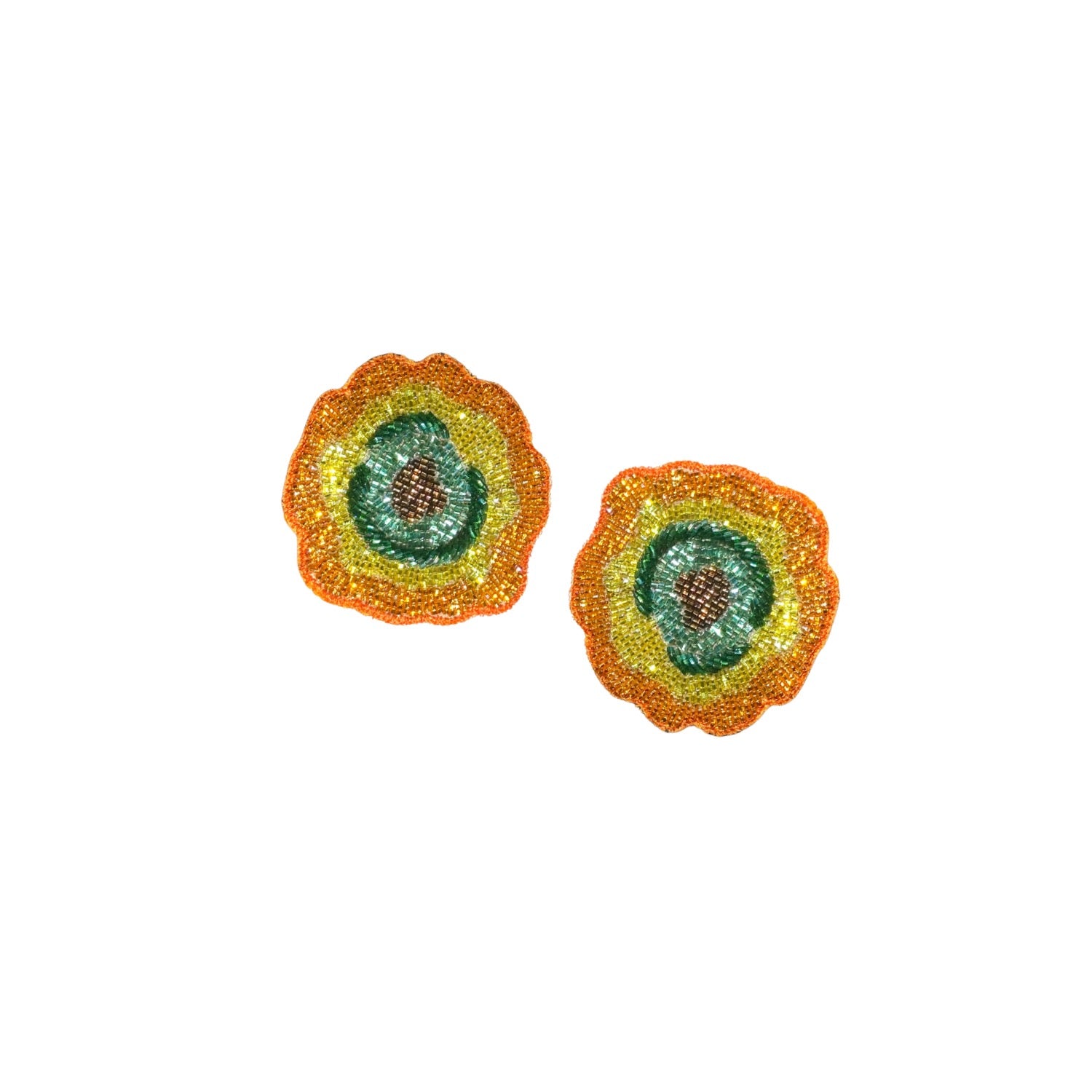 Marigold Bloom Earrings