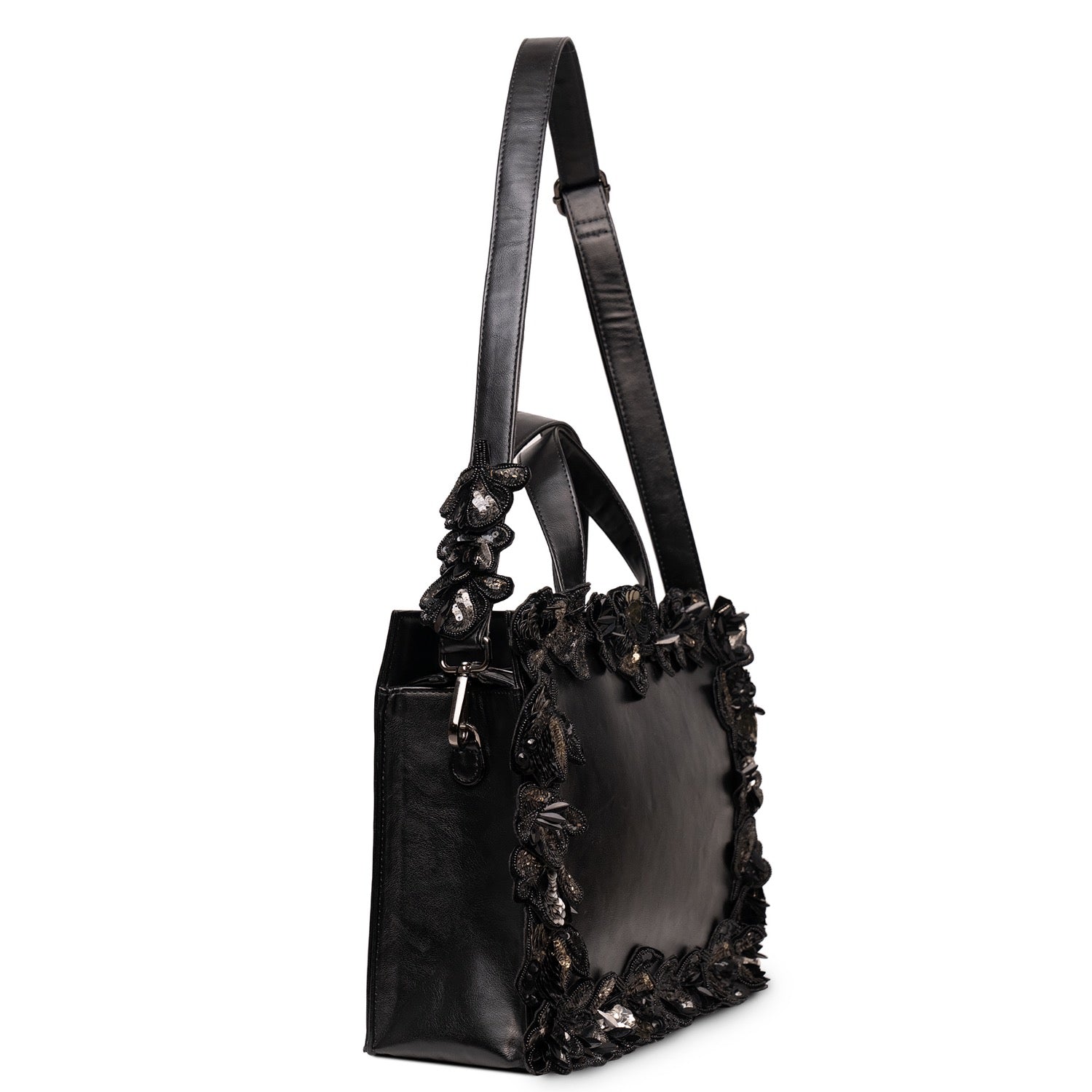 Midnight Bloom Tote