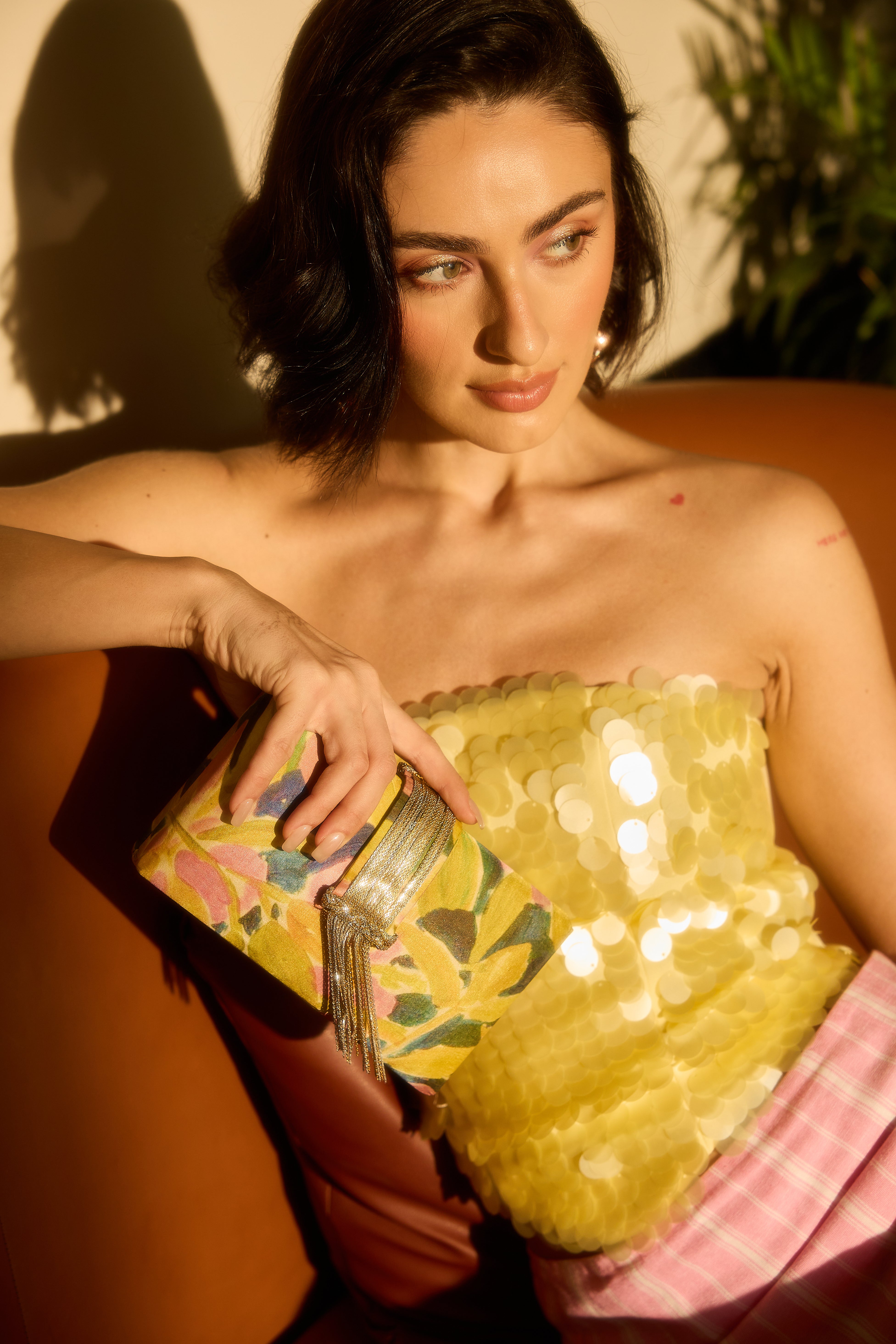 Muse Fringe Clutch