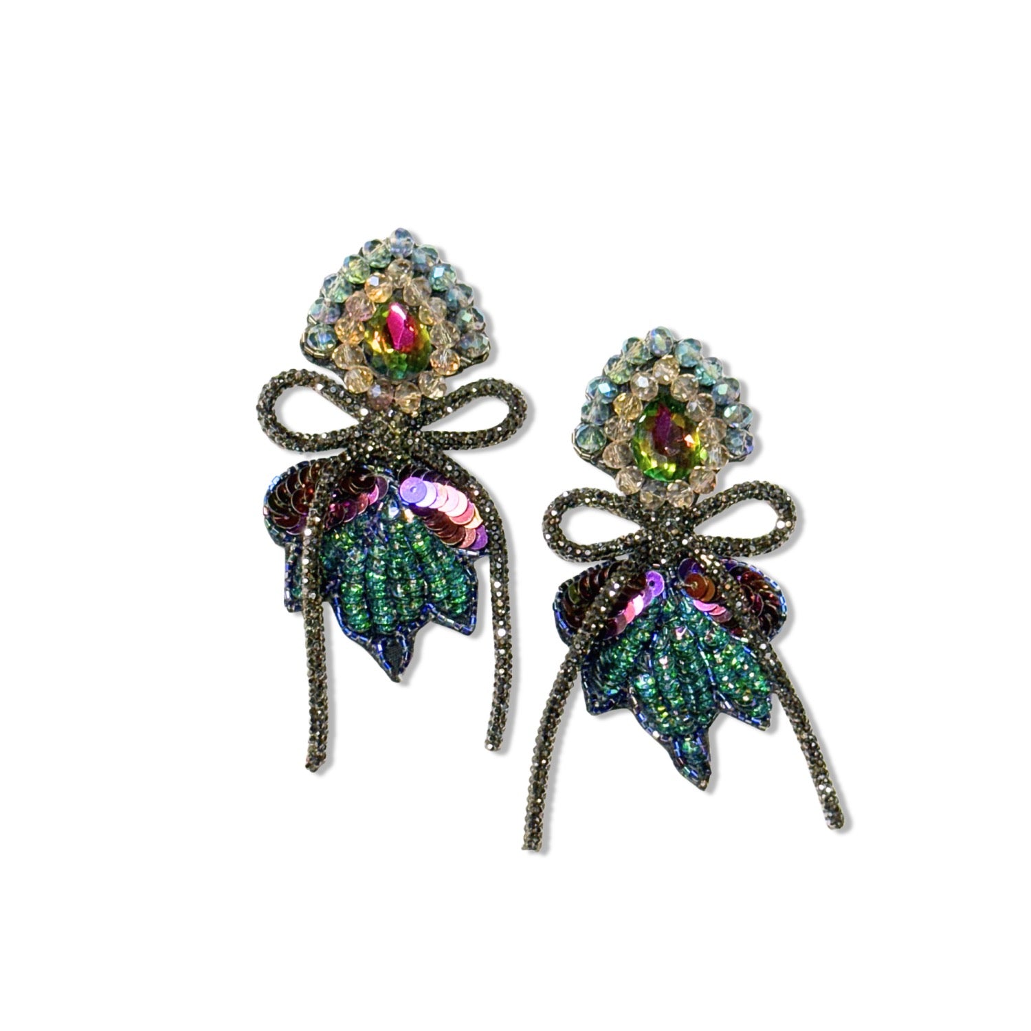 Orchid Earrings