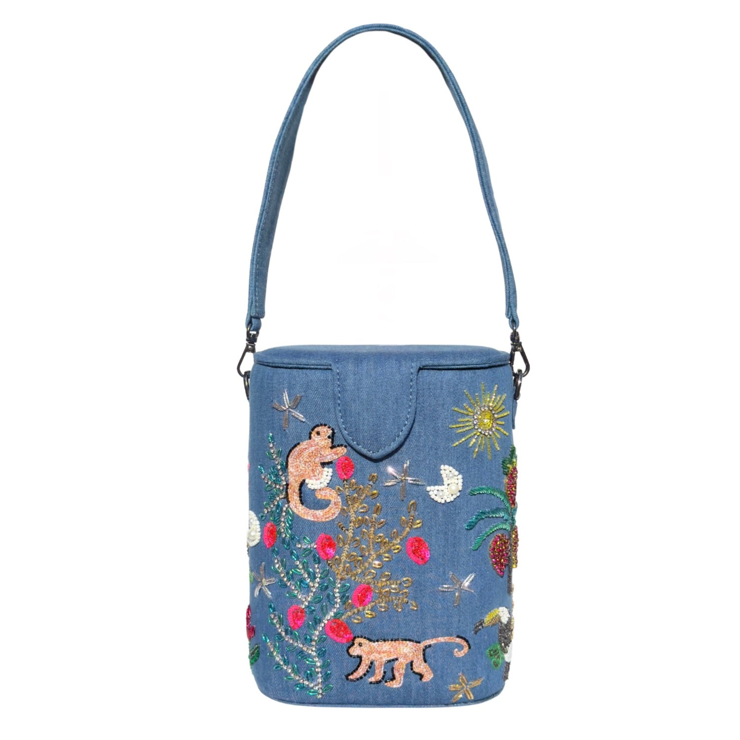 Palm Paradise Bucket Bag