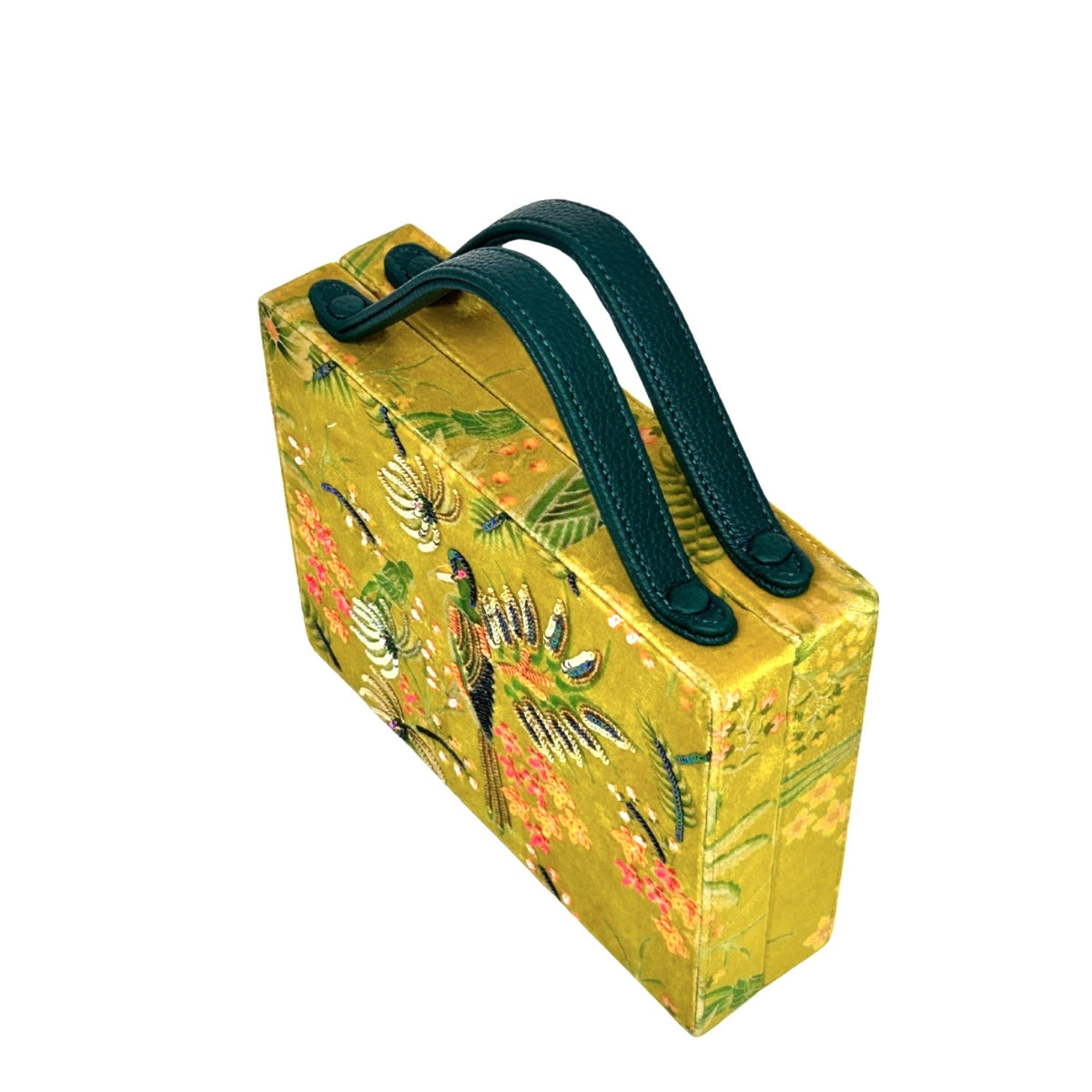 Parrot Briefcase Clutch