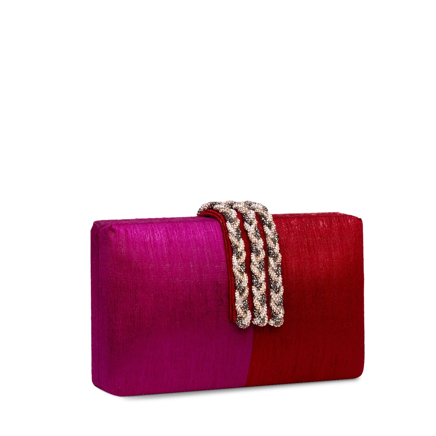 Royal Braided Fringe Clutch