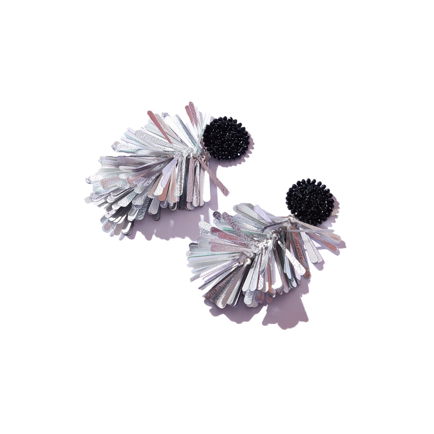 Silver Fringe Earrings