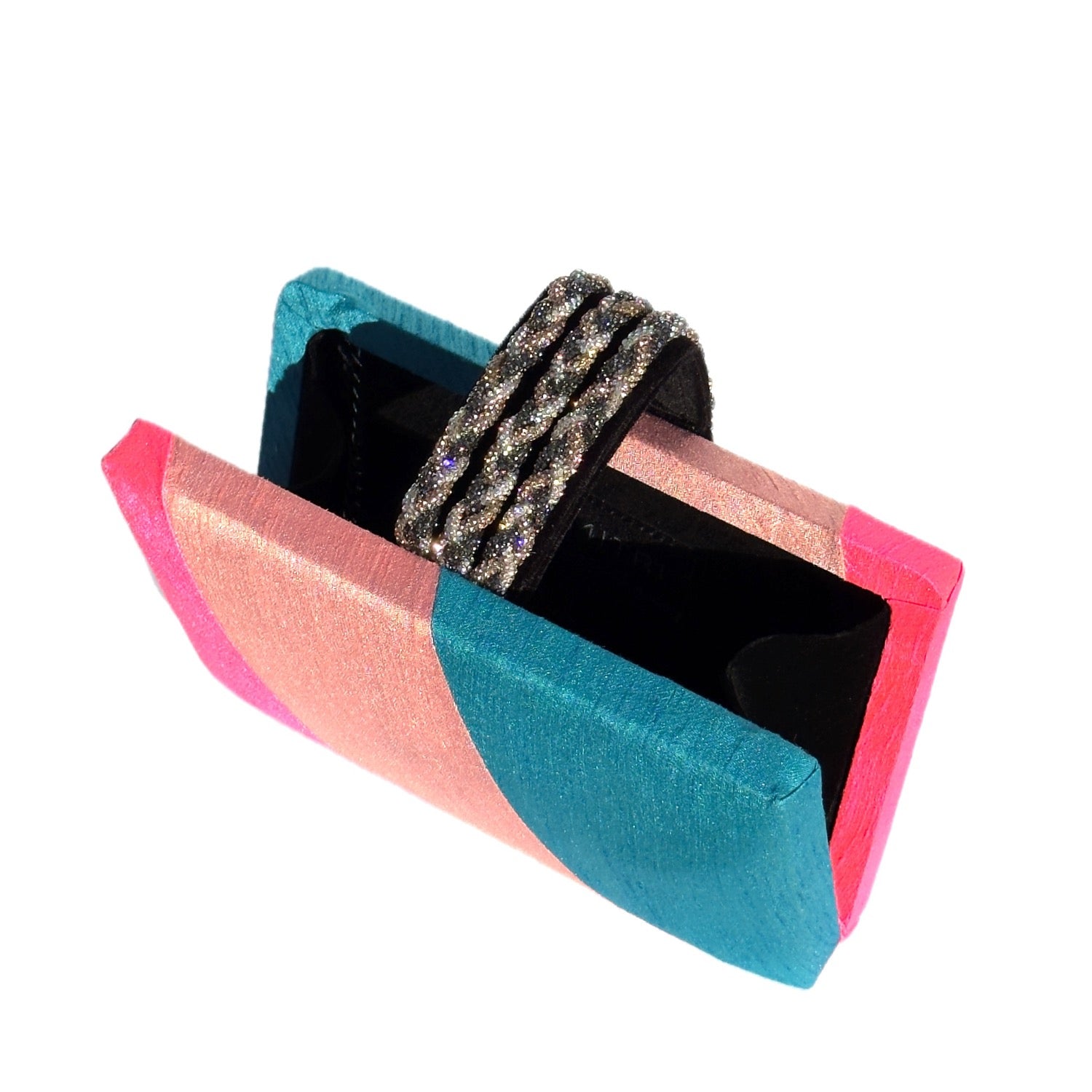 Sorbet Braided Fringe Clutch