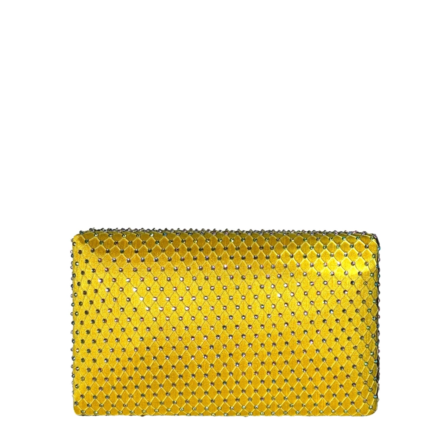 Swizzle Fishnet Crystal Clutch