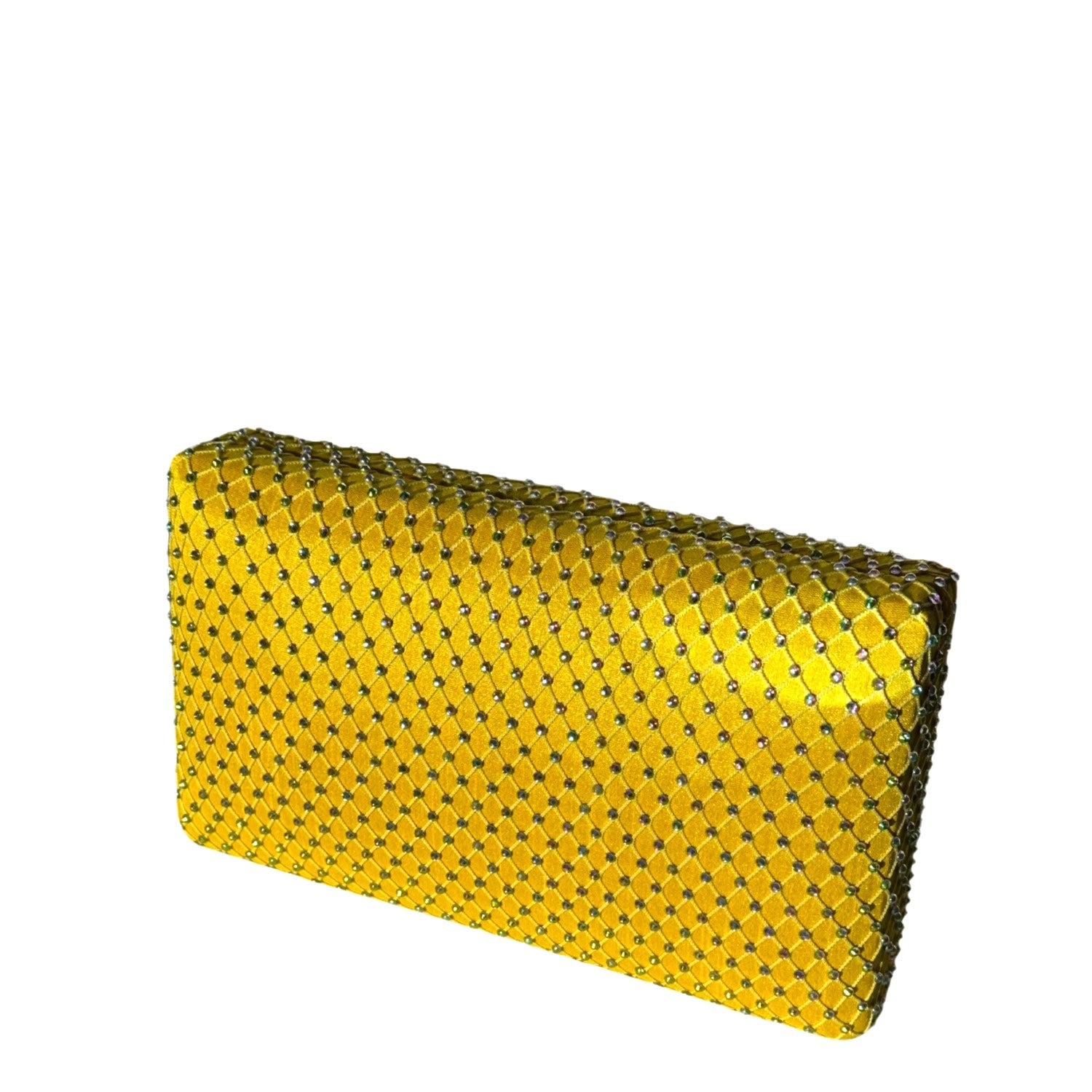 Swizzle Fishnet Crystal Clutch