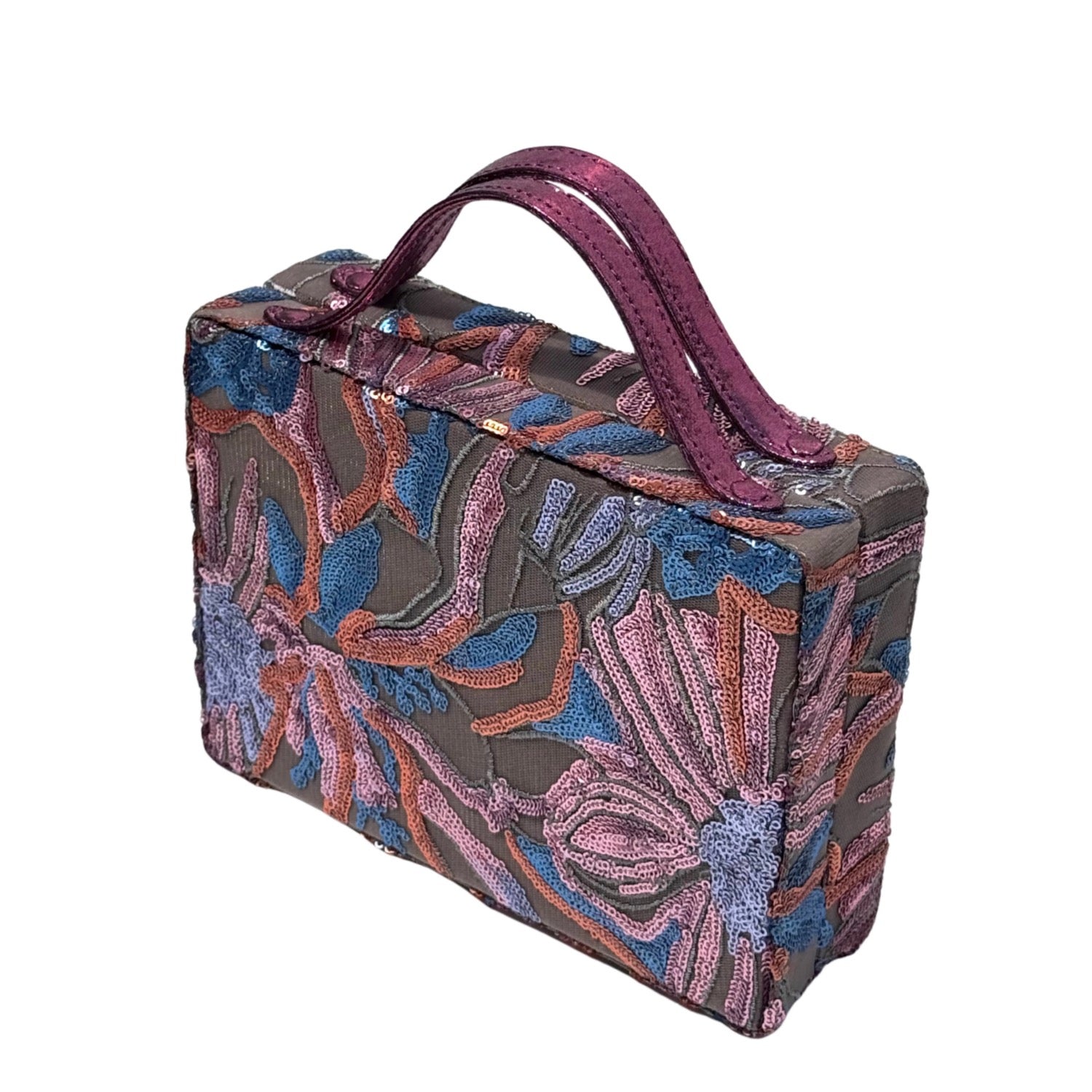 Wild Iris Briefcase Bag