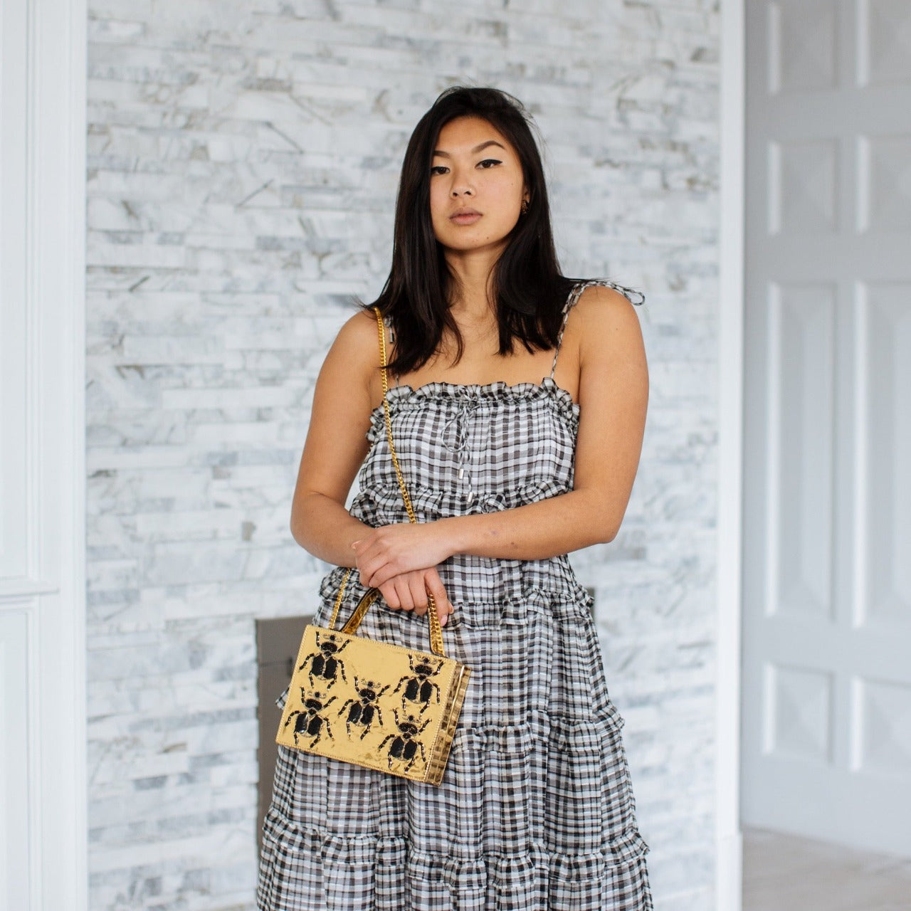 Simitri - Gold Beetle Briefcase