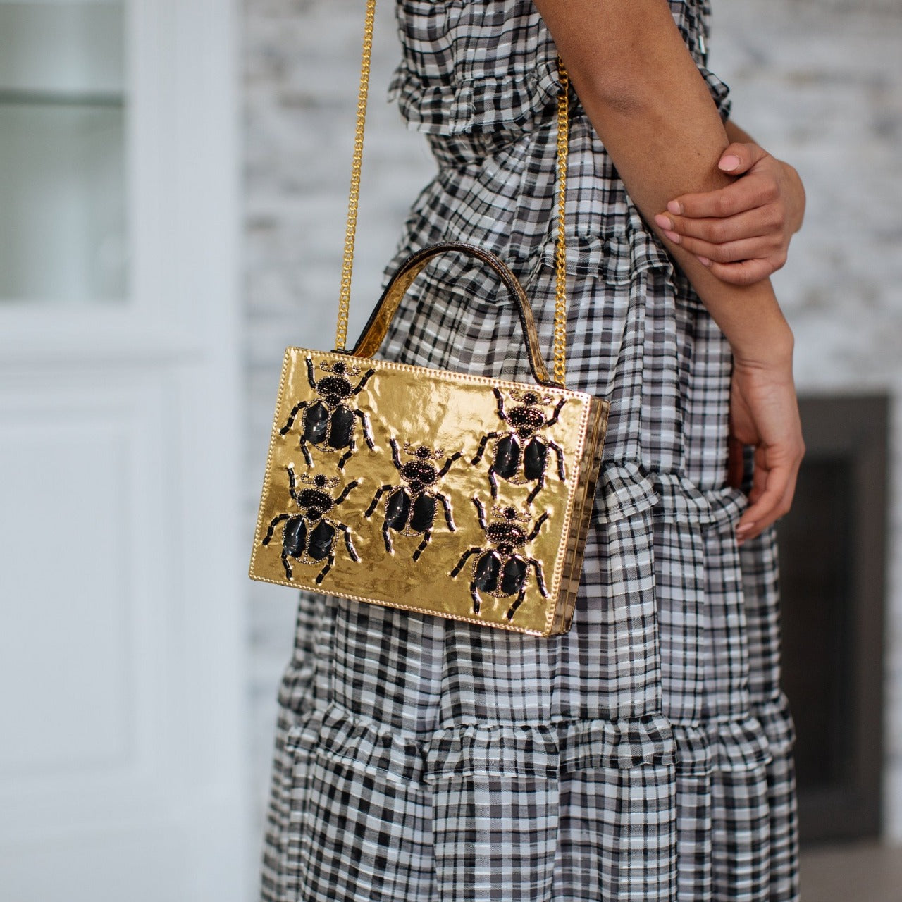 Simitri - Gold Beetle Briefcase