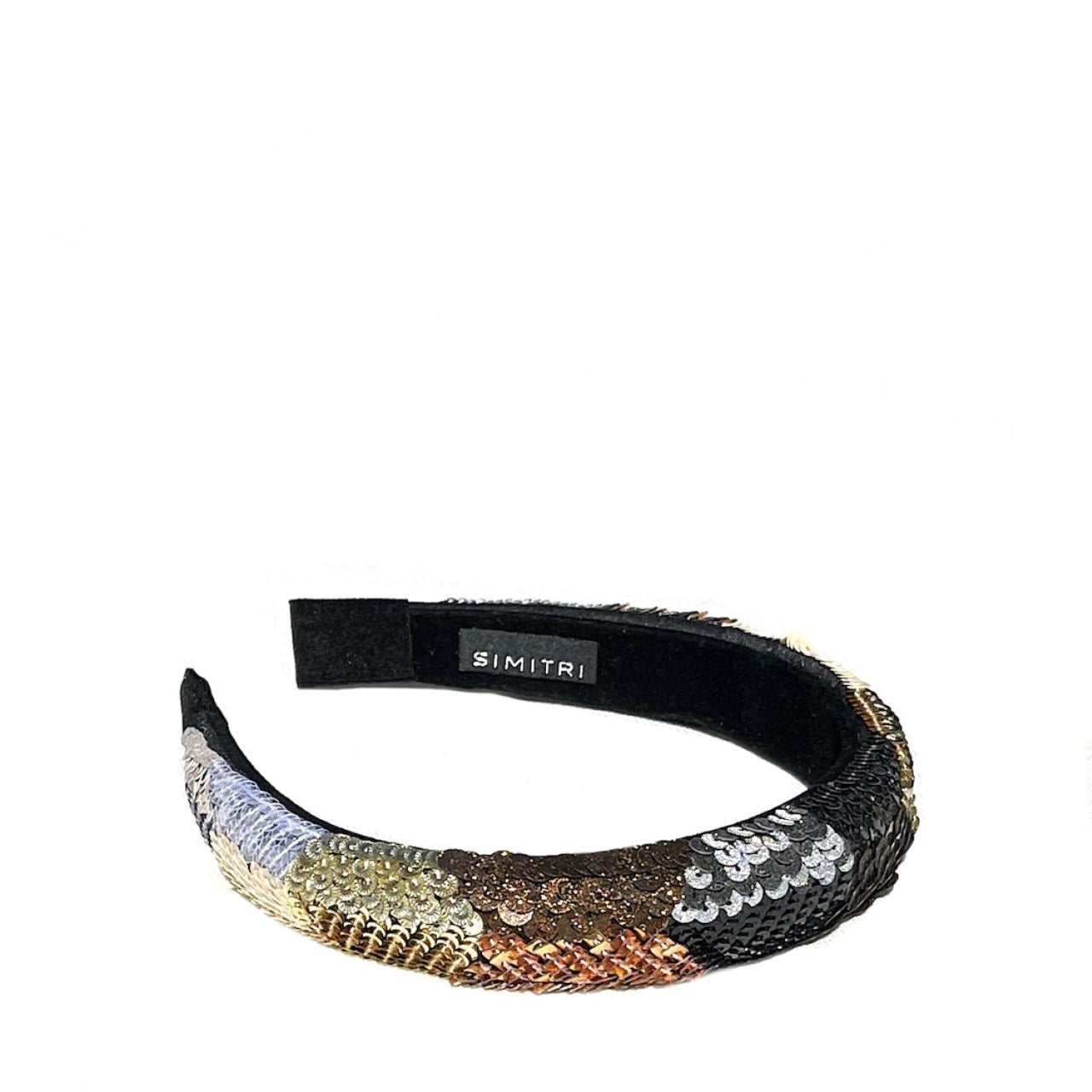 Simitri - Metallic ZigZag Headband