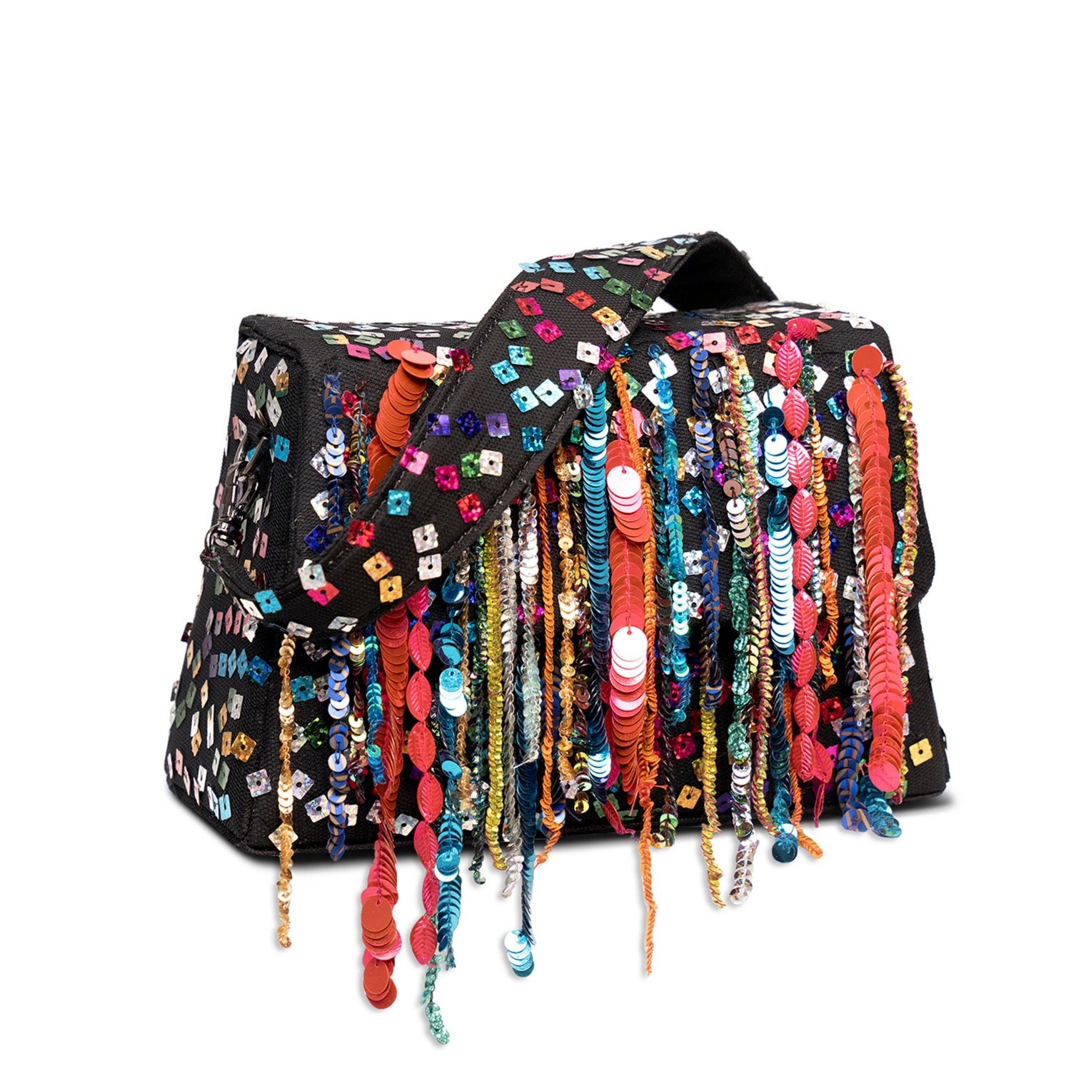 Disco Tassel Trapezee Bag