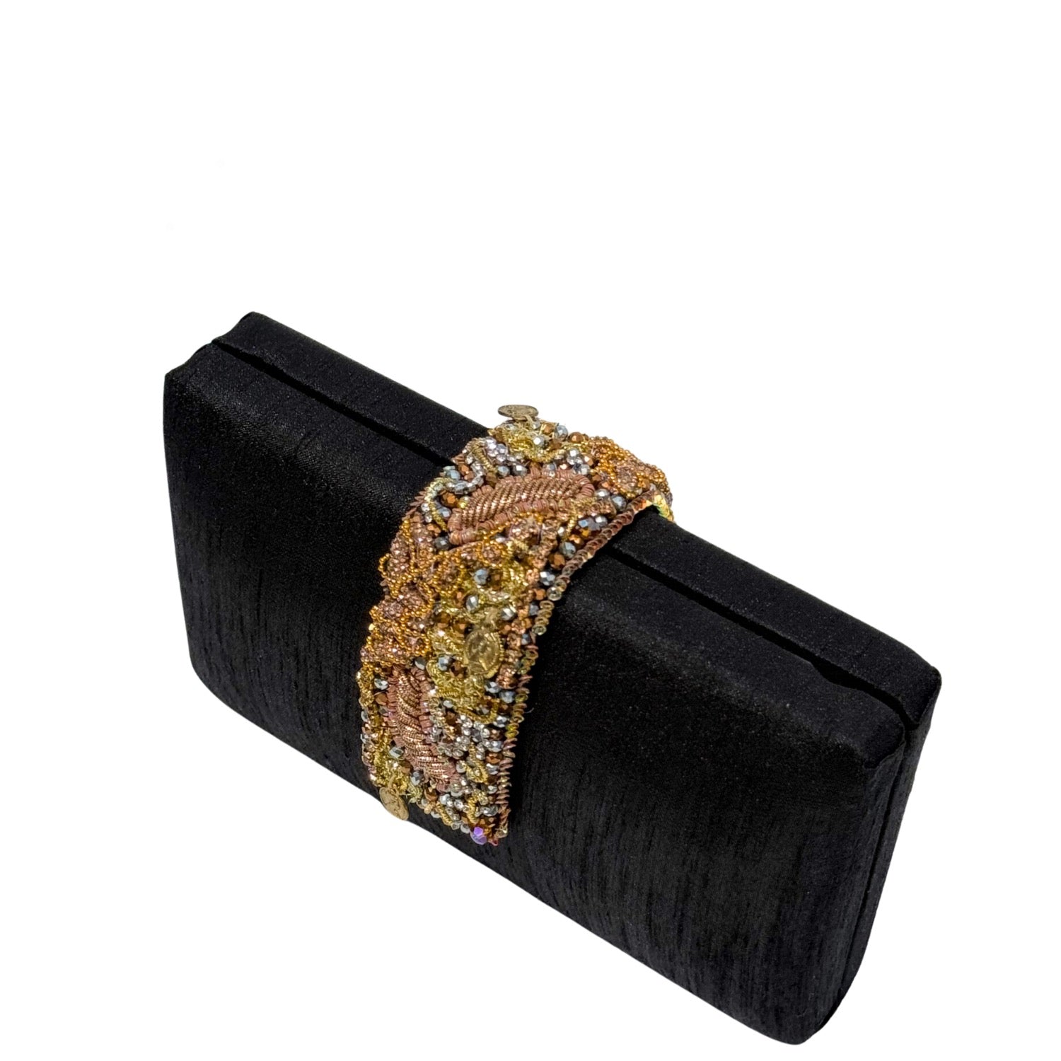 Heirloom Beaded Fringe Clutch