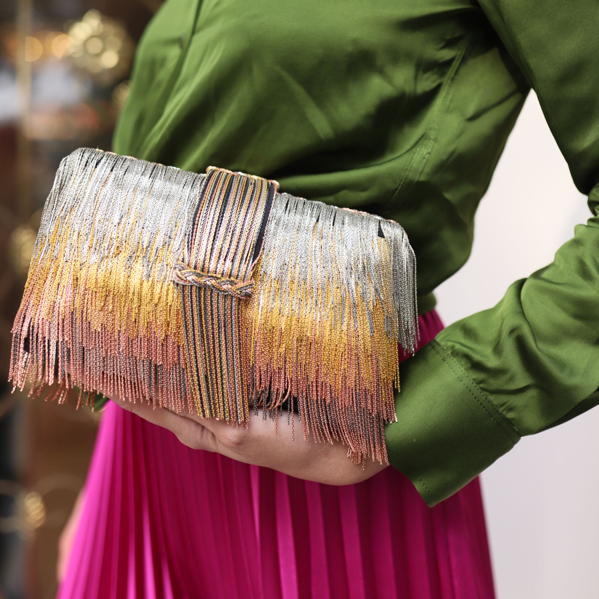 Buy Women s Luxury Ombre Chunky Clutch Online SIMITRI