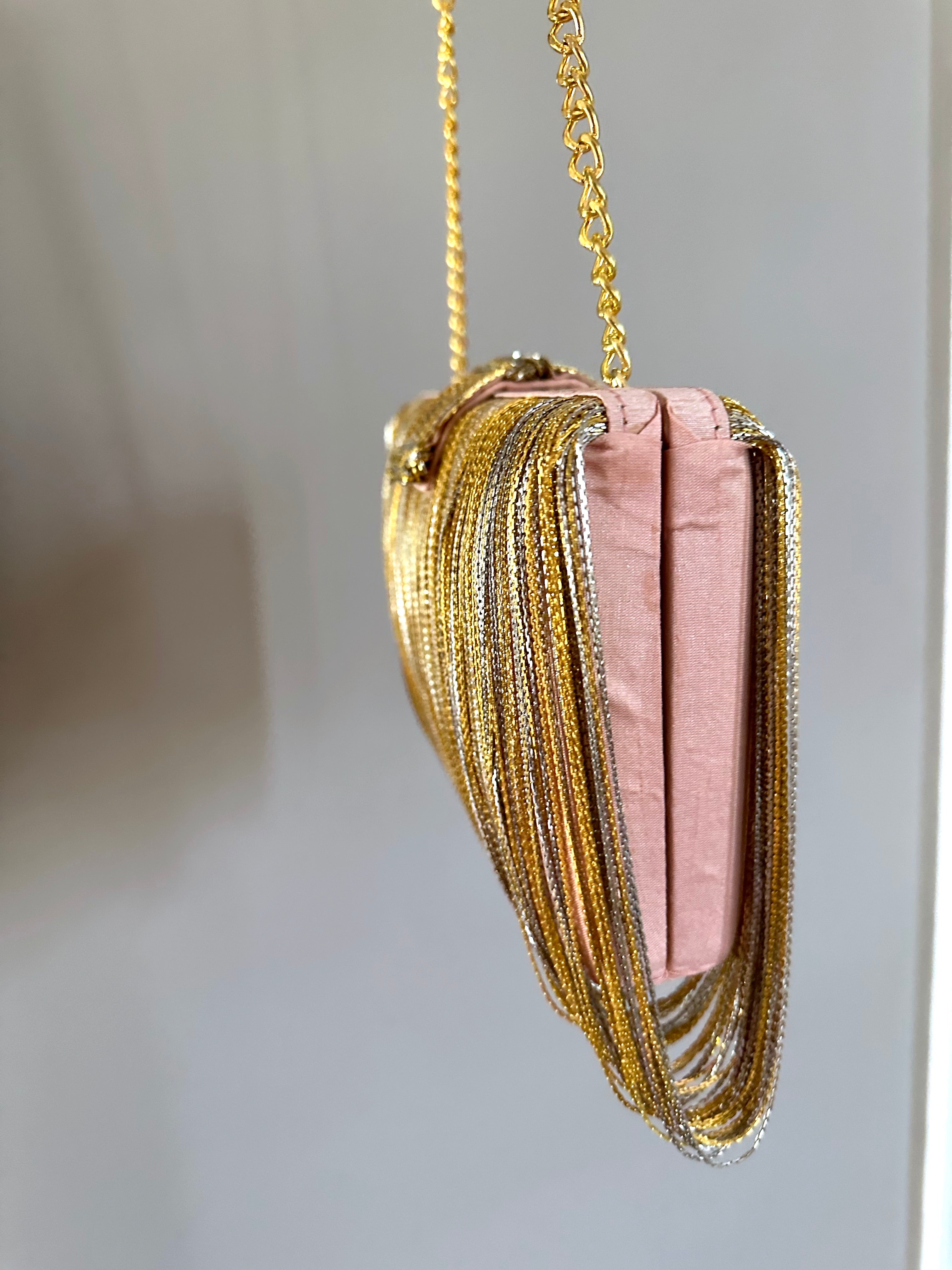 Blush Chunky Clutch Sample - Warehouse Sale