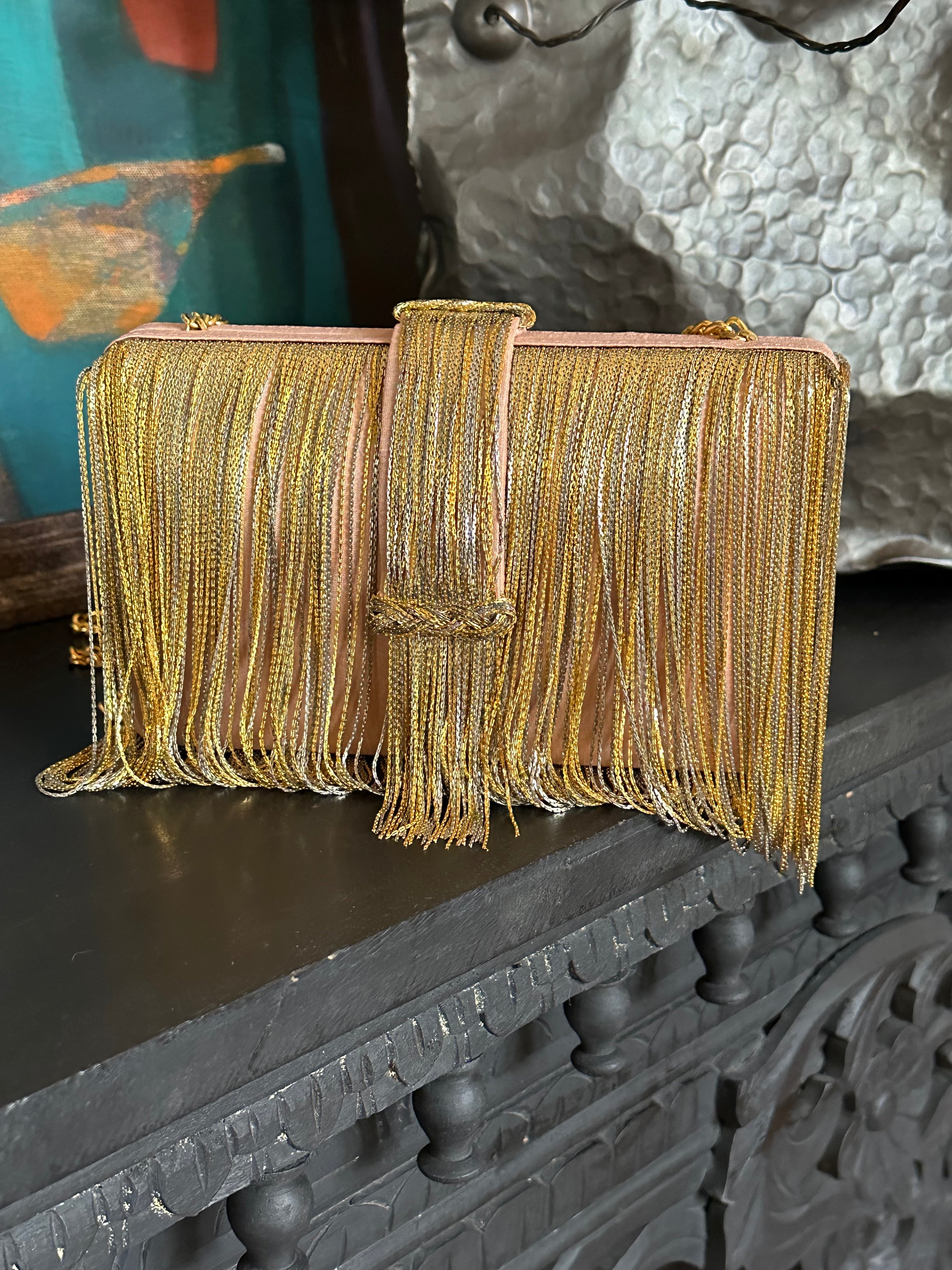 Blush Chunky Clutch Sample - Warehouse Sale