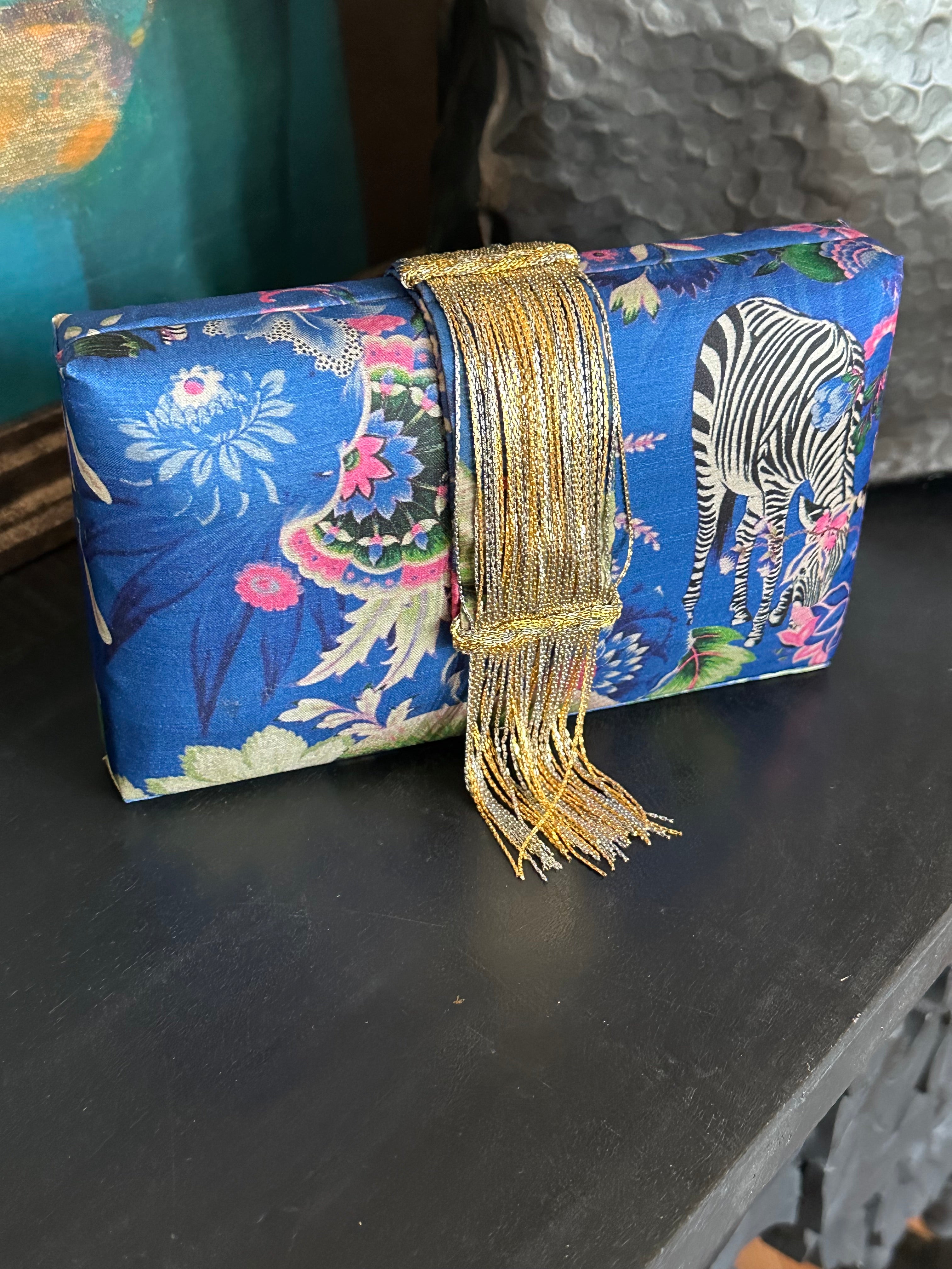 Safari Fringe Clutch Sample - Warehouse Sale