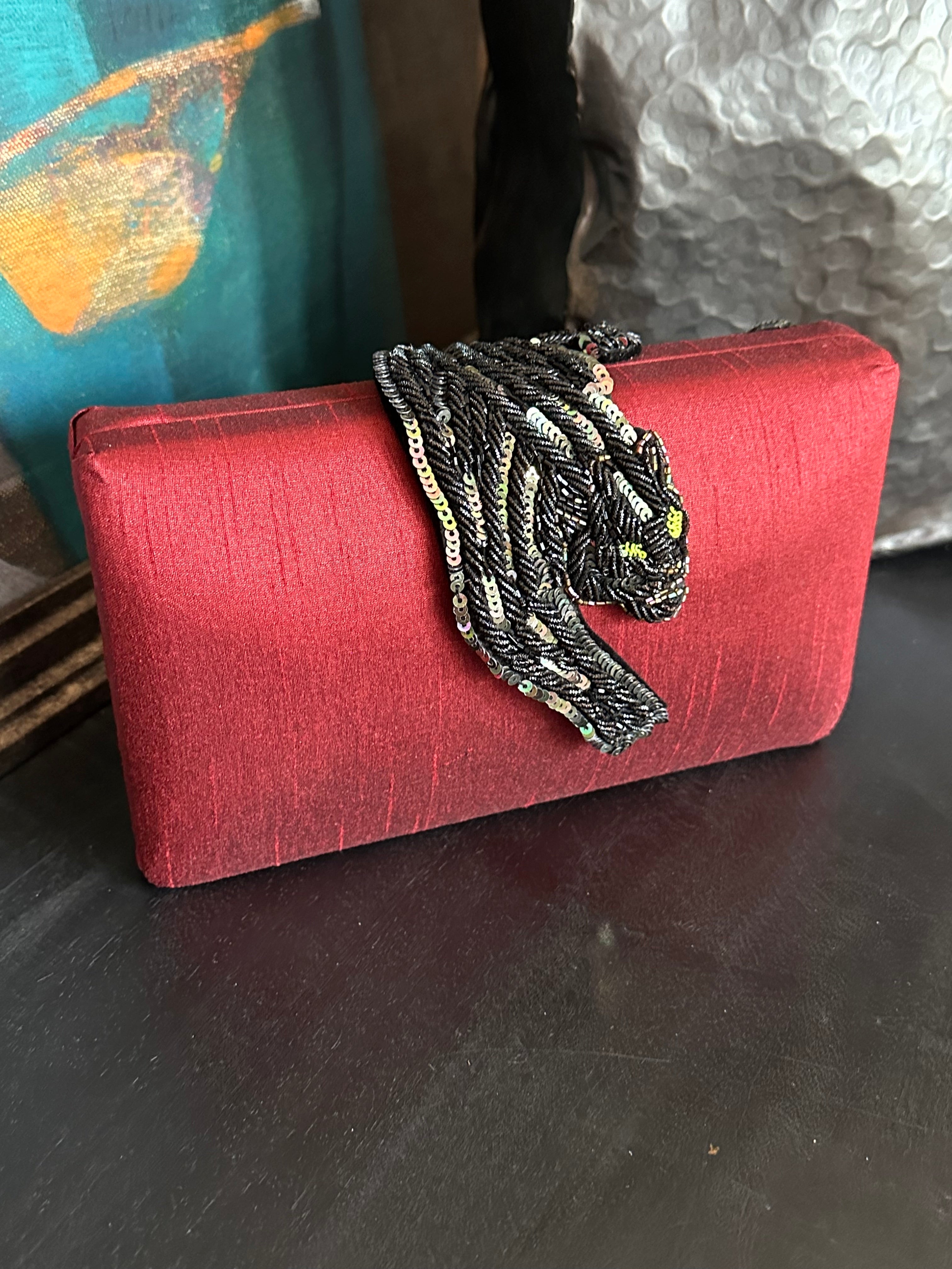 Laal BagHeera Clutch Sample - Warehouse Sale