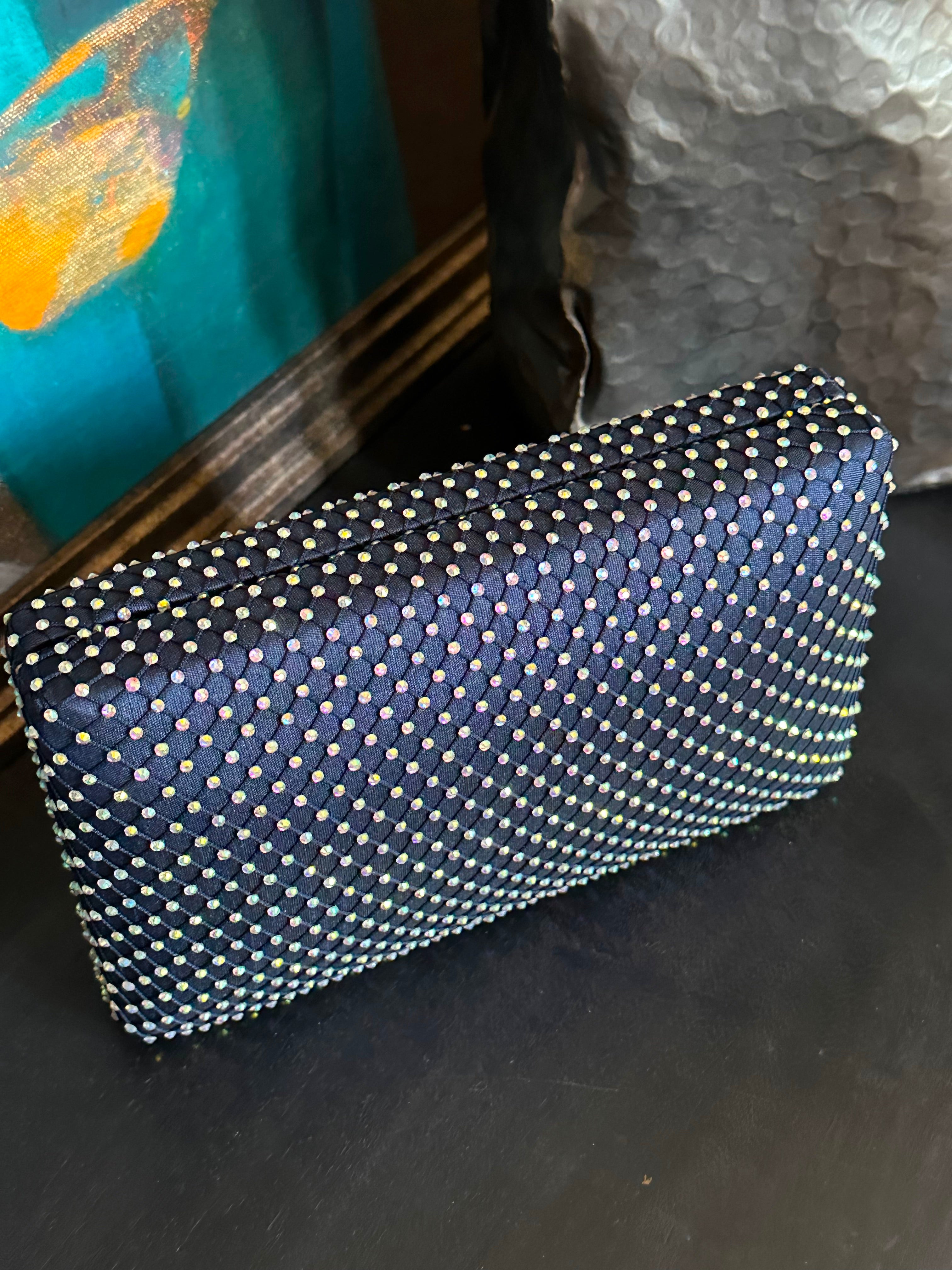 Galaxy Fishnet Crystal Clutch Sample - Warehouse Sale