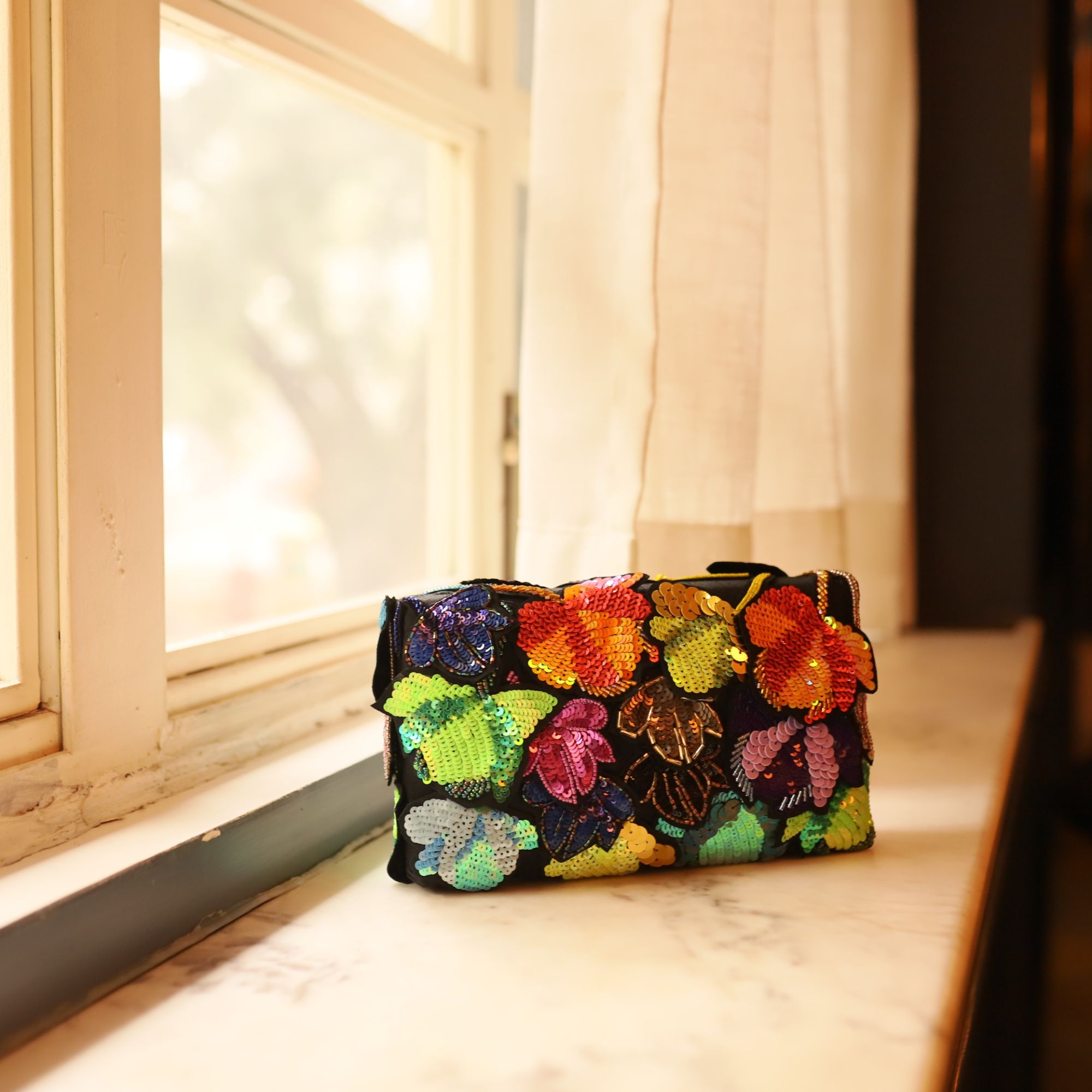 Neon Aurelia Clutch