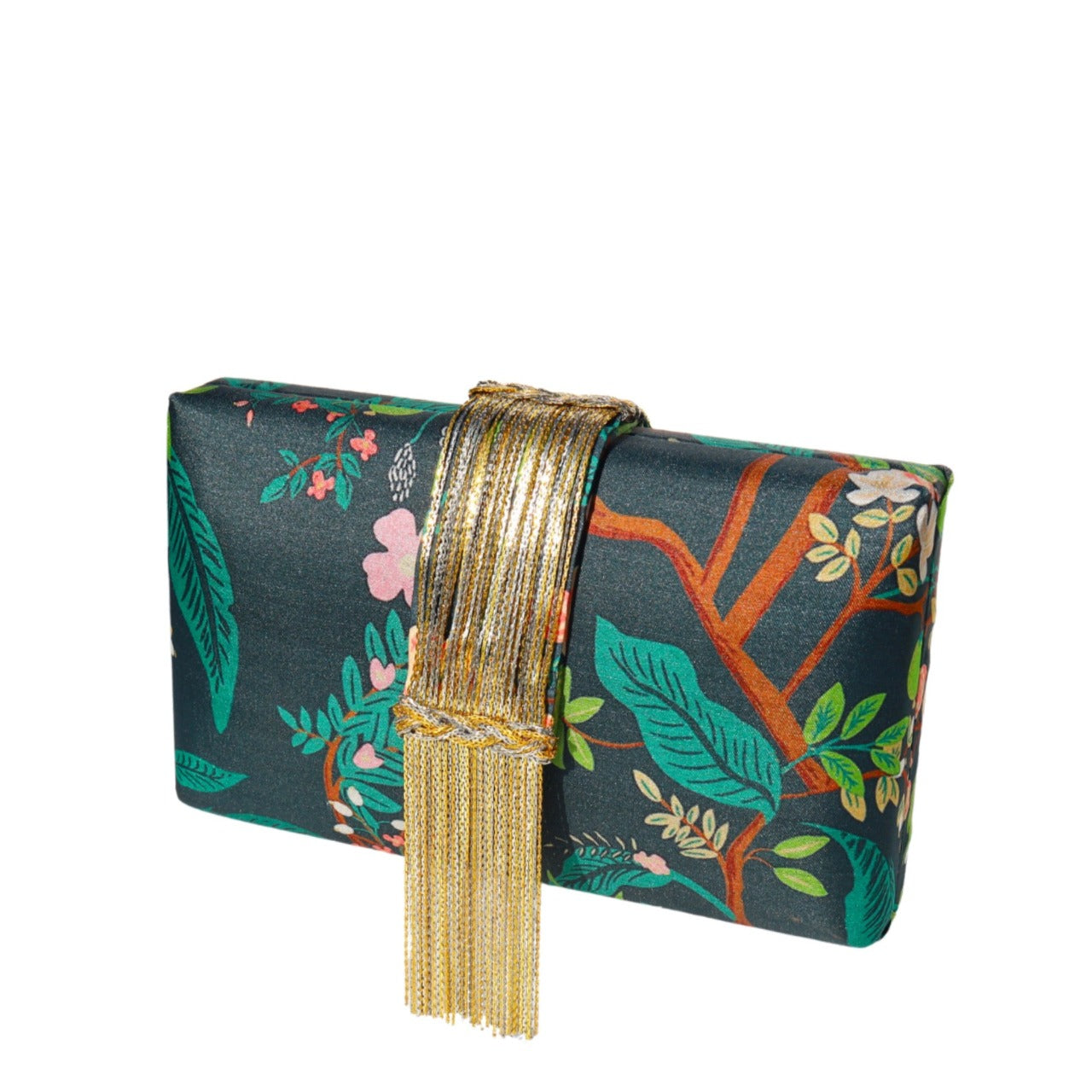 Jungle Fringe Clutch