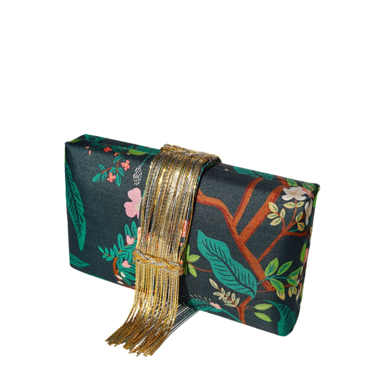 Jungle Fringe Clutch