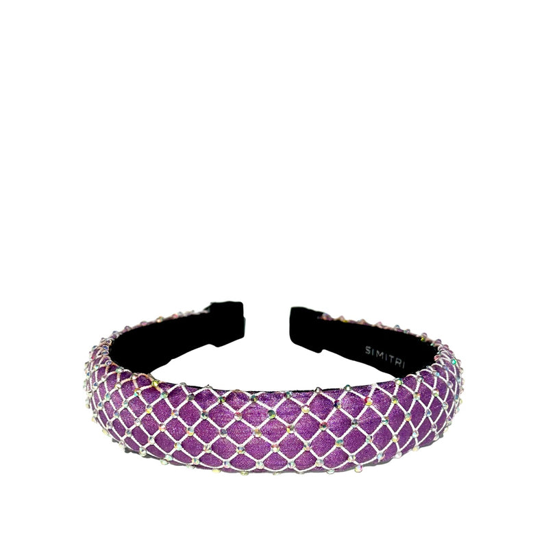 Lavender Fishnet Headband