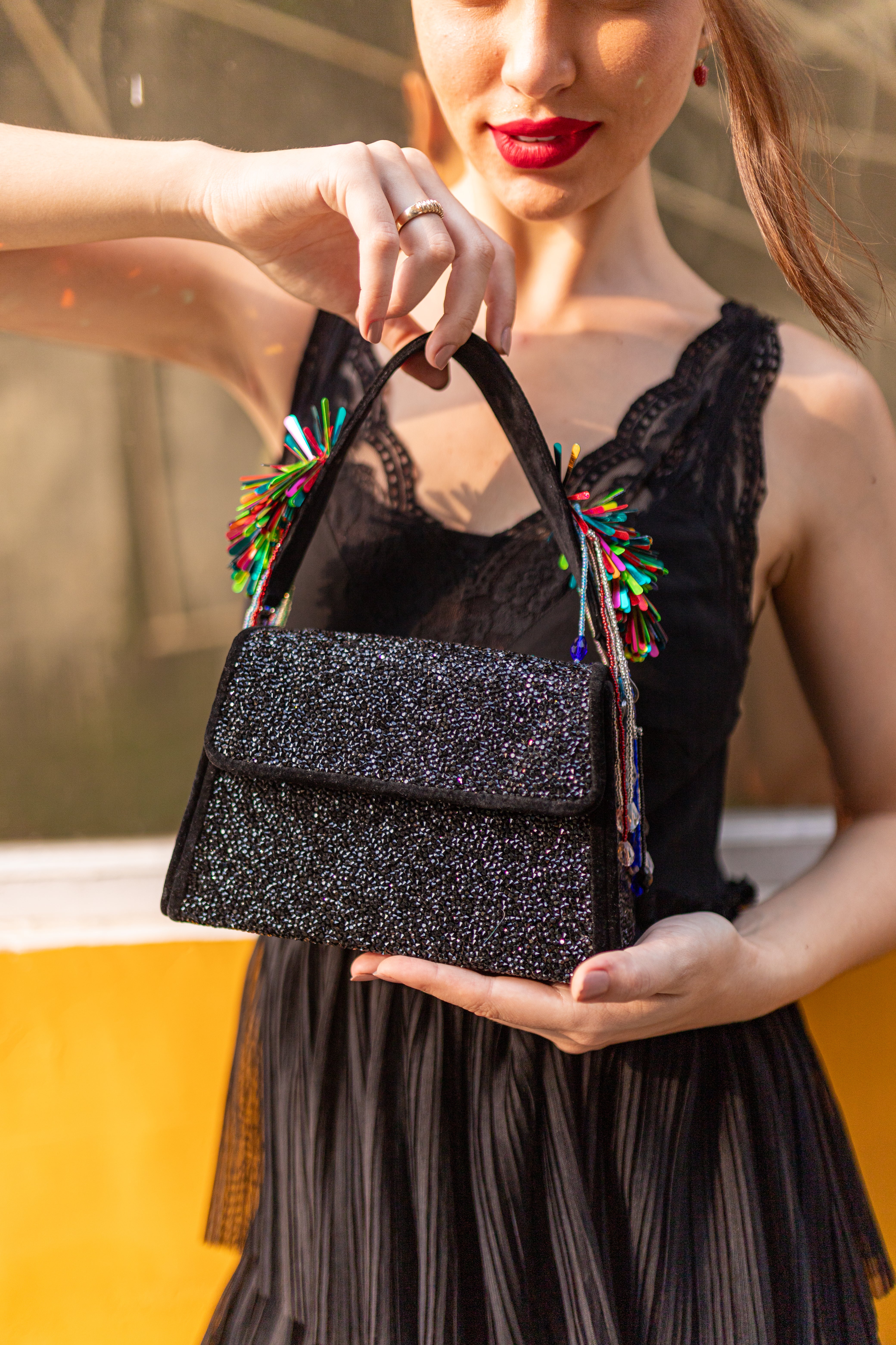 Midnight Trapezee Bag