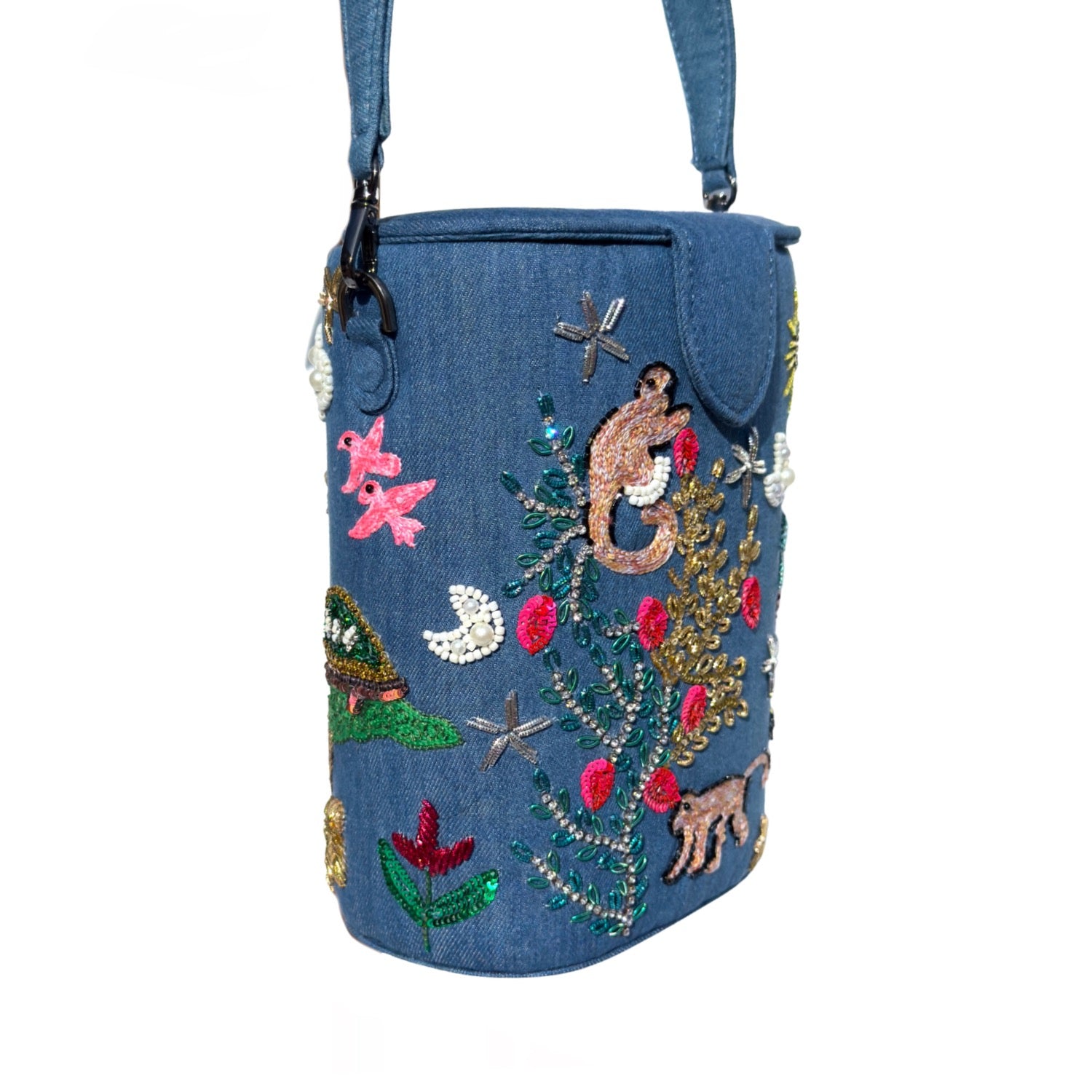 Palm Paradise Bucket Bag