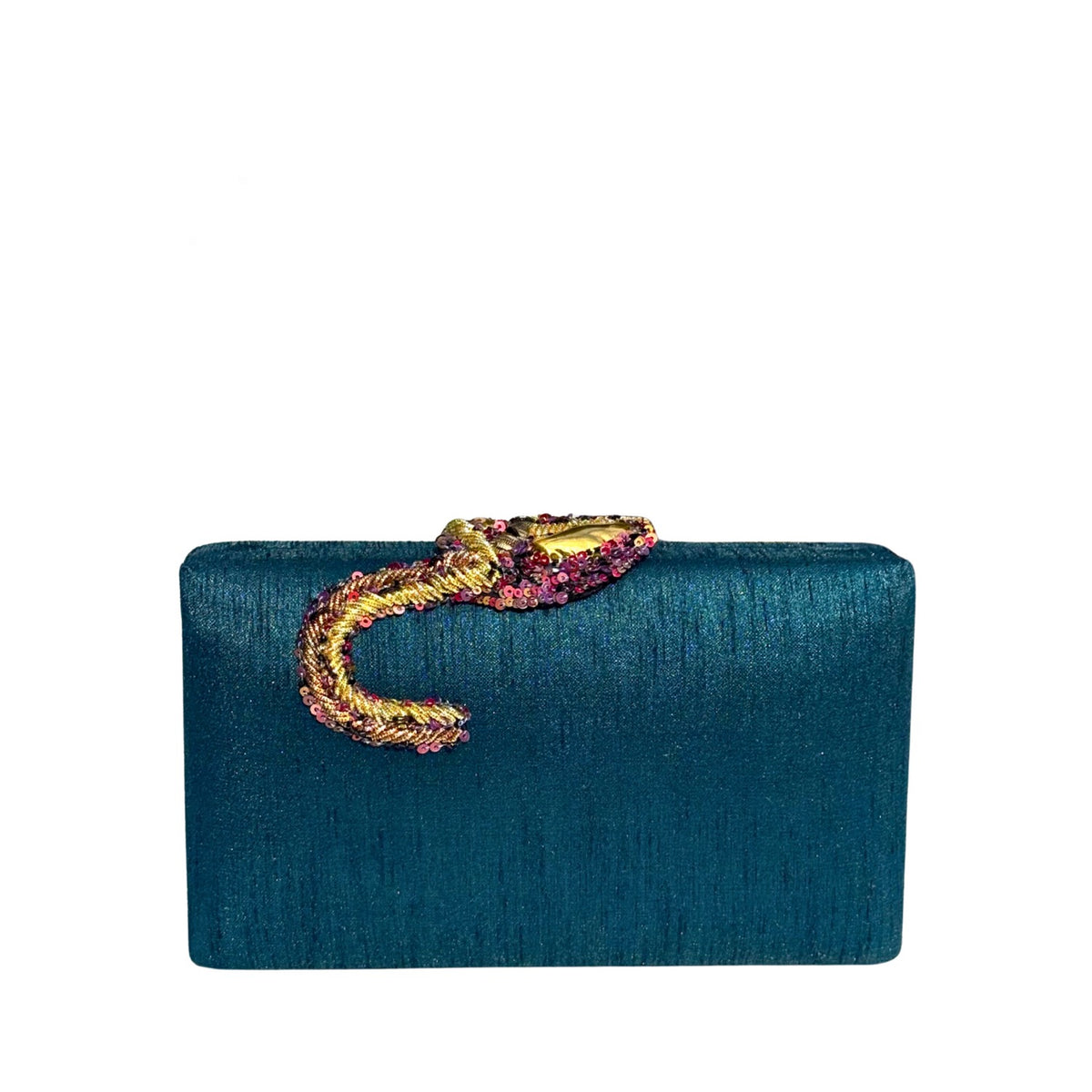 Teal Raaka Clutch