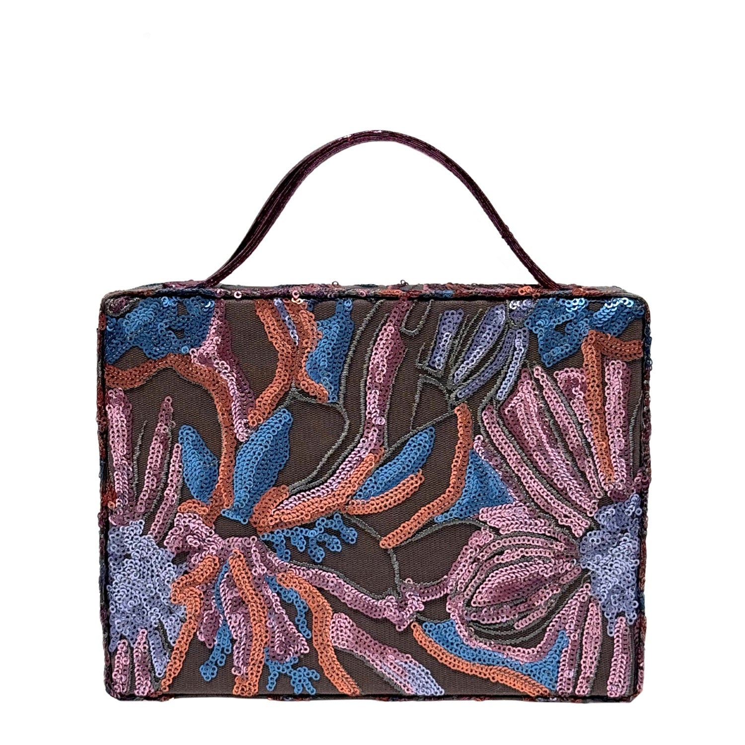 Wild Iris Briefcase Bag