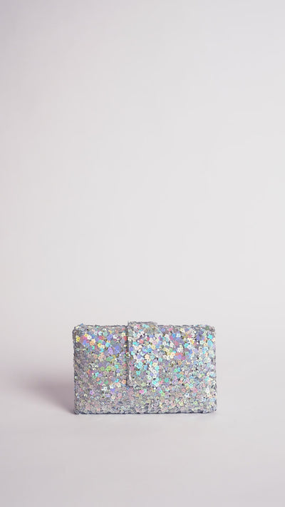 Silver Sparks 2.0 Kitsch Clutch