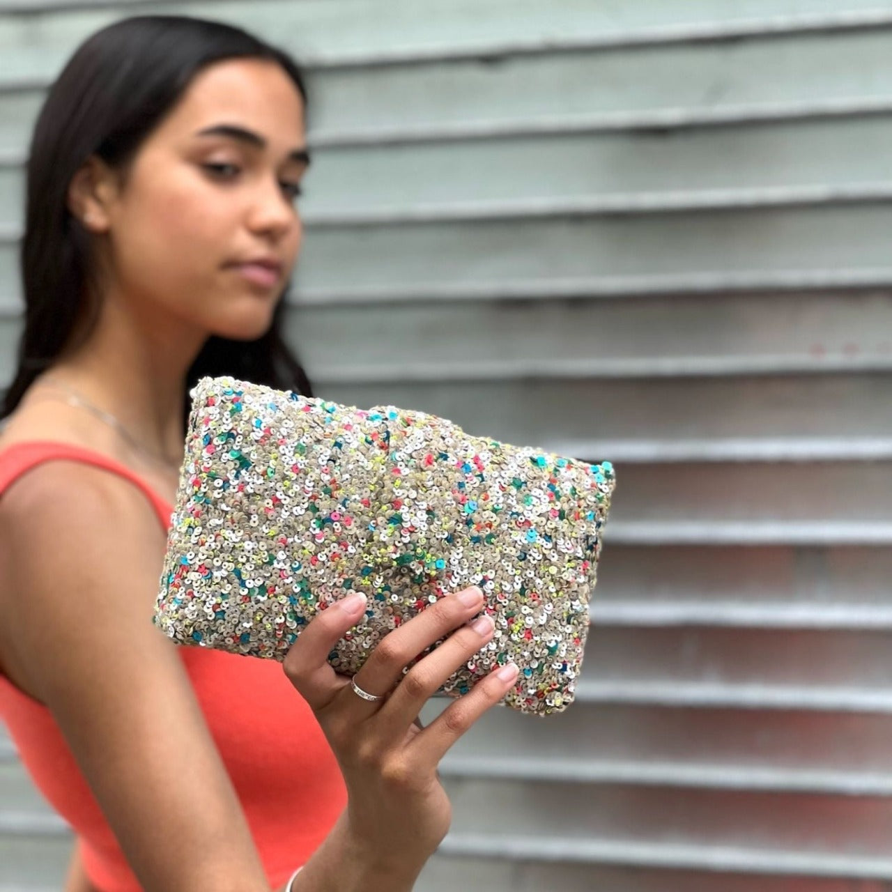 Simitri - Sprinkled Donut Clutch