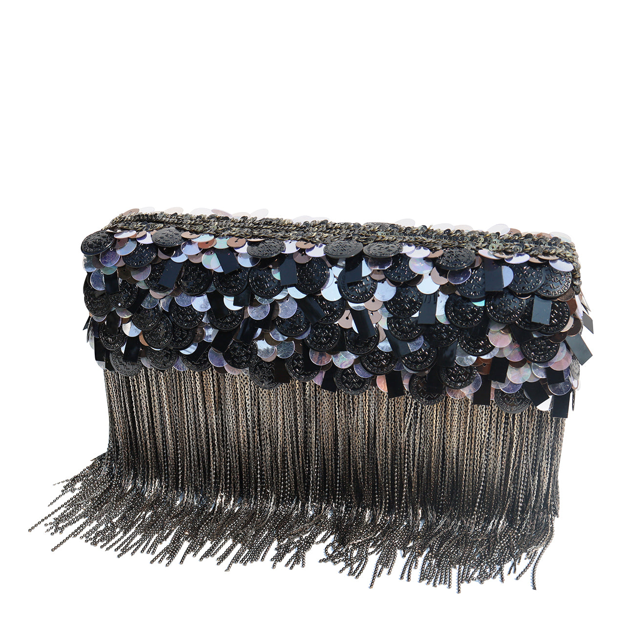 Black Shimmy Ombre' Clutch