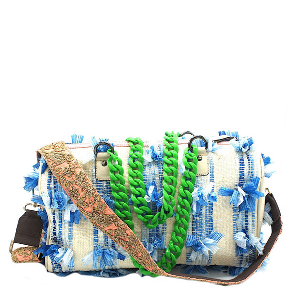 Tweed Frill Bag