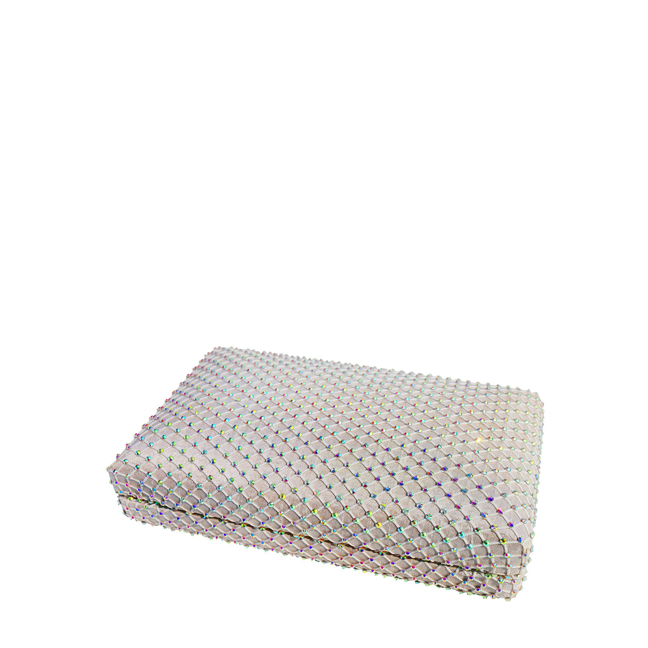 Diamond Fishnet Crystal Clutch