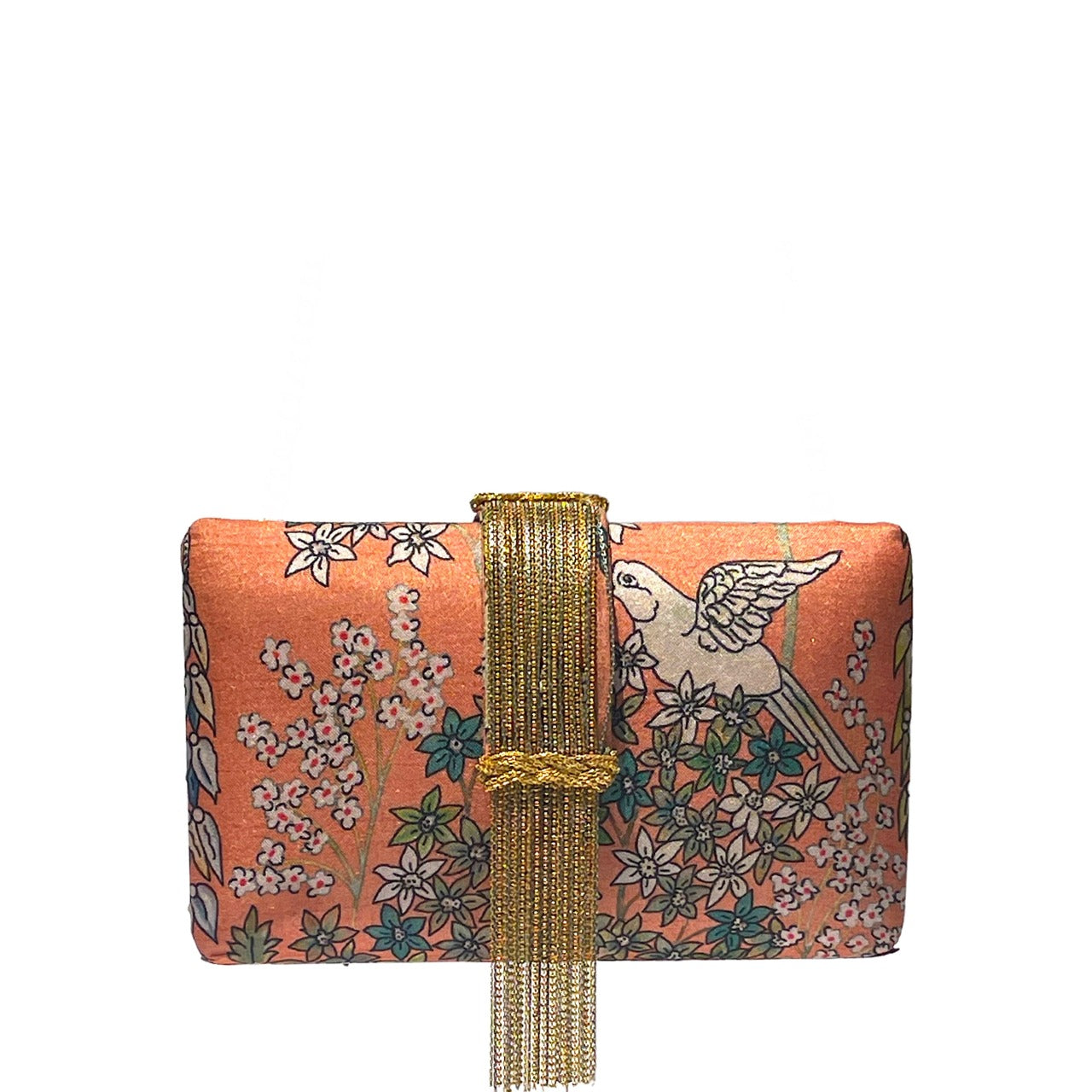 Simitri - Paradise Bird Fringe Clutch