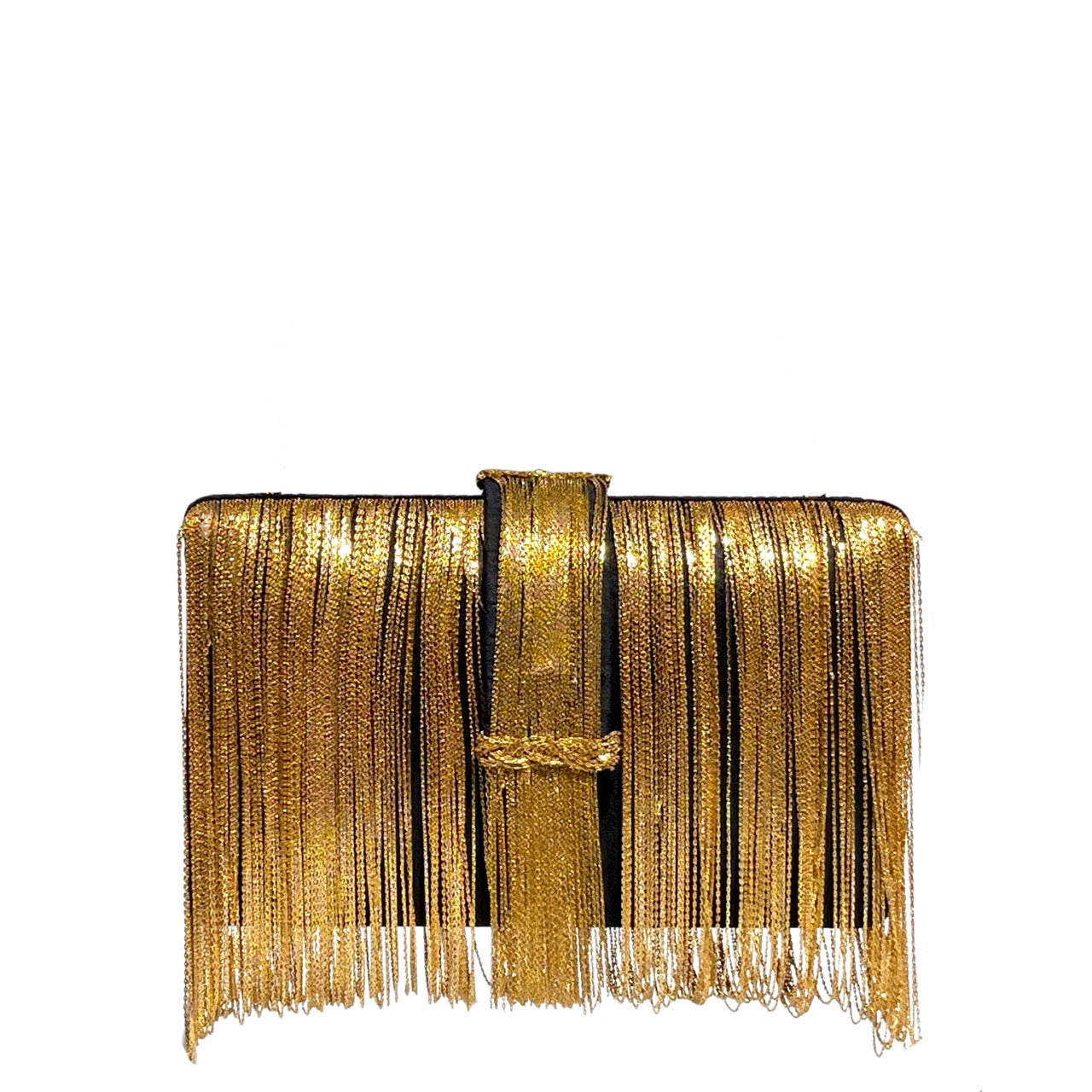 Simitri - Black Gold Chunky Clutch