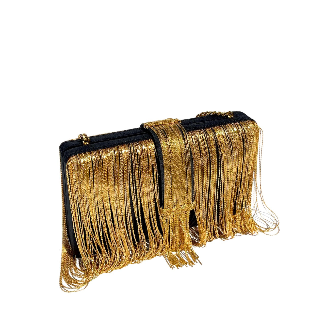 Simitri - Black Gold Chunky Clutch