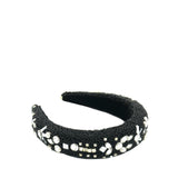 Black Silver Pearlesque Headband