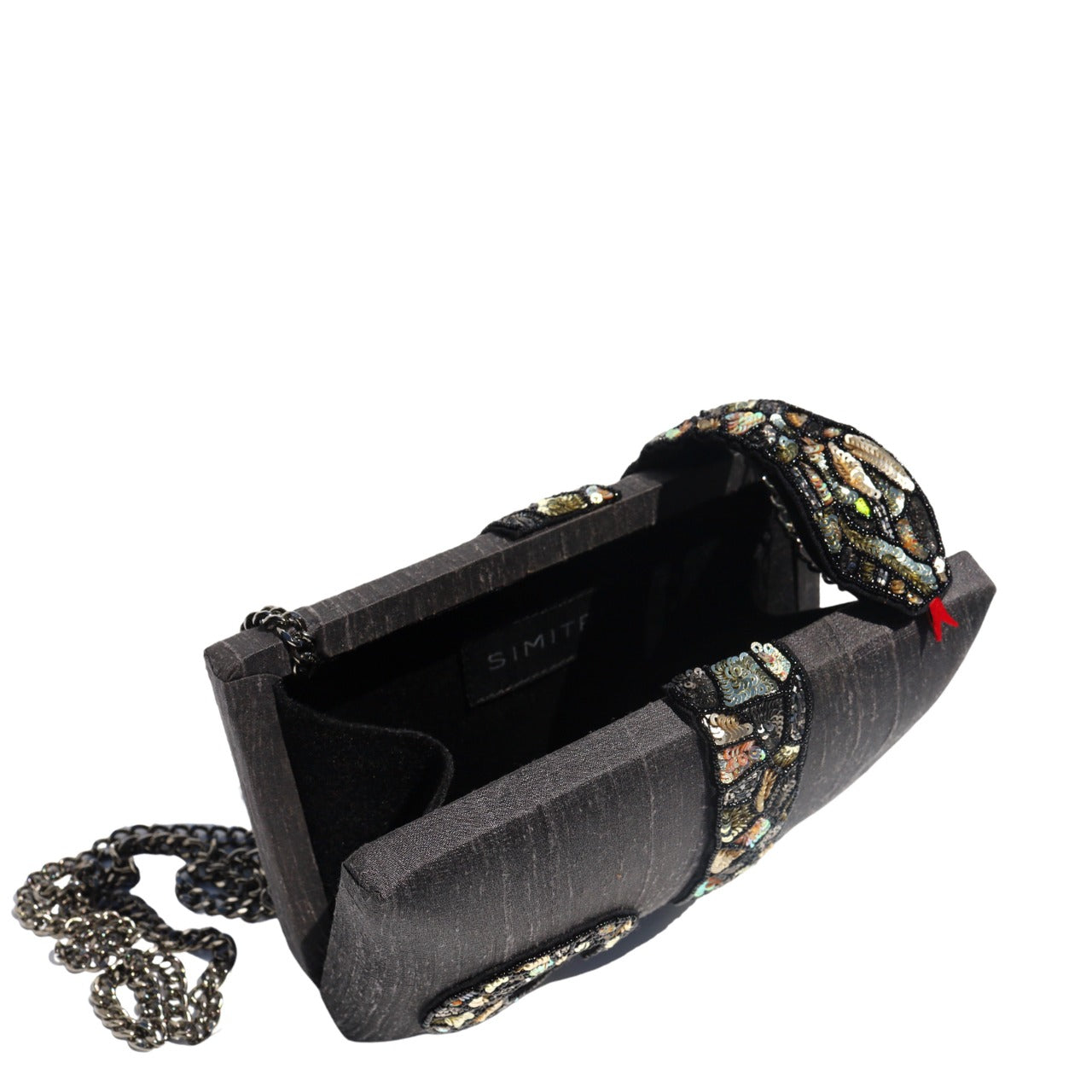 Gray Kaa Clutch