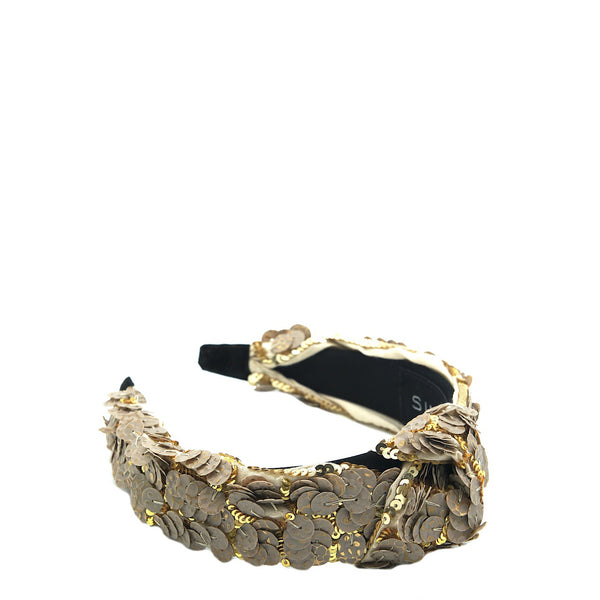 Simitri - Gray Kitsch Knotted Headband
