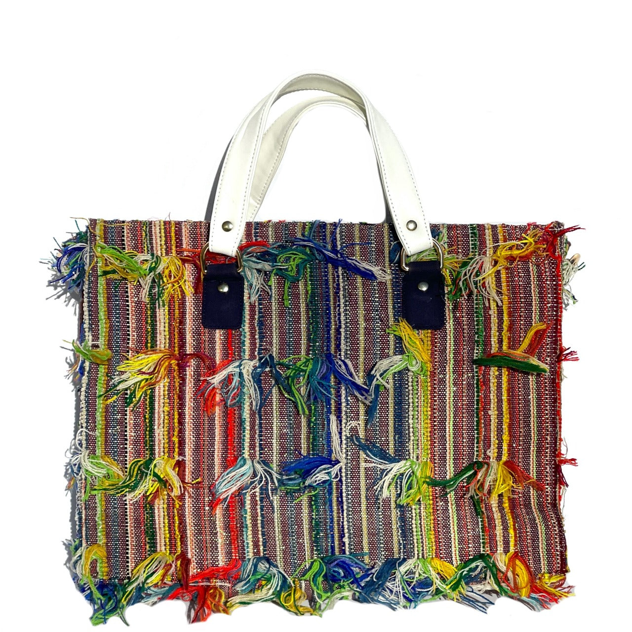 Simitri - Tweed Frill Tote