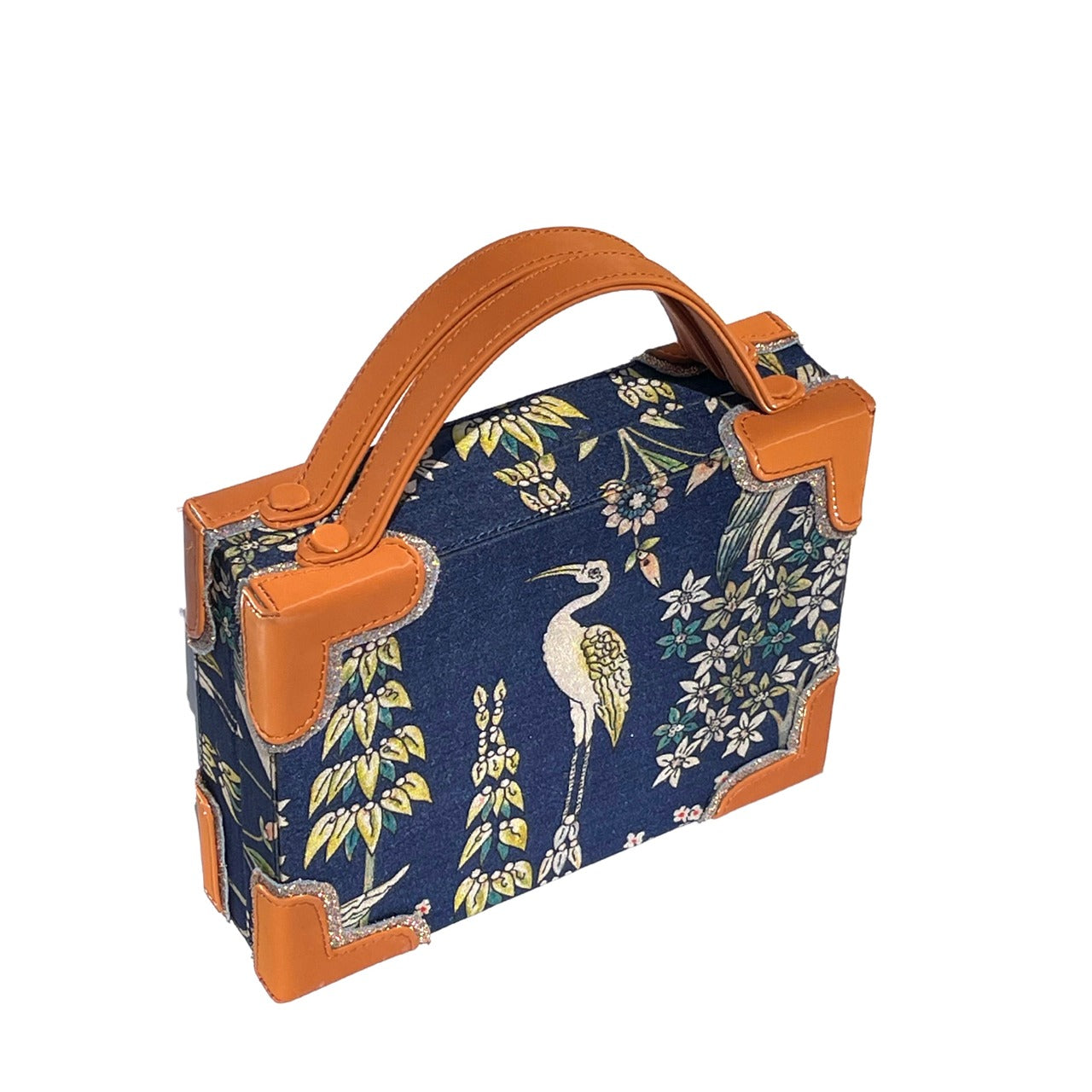 Simitri - Navy Bird Briefcase Bag