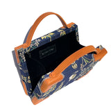 Simitri - Navy Bird Briefcase Bag
