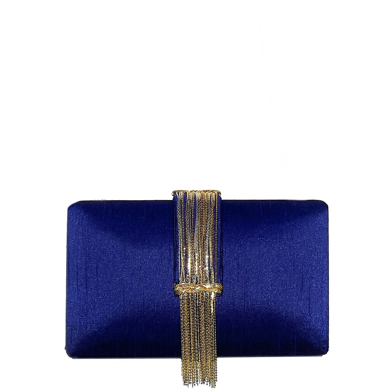 Simitri - Sapphire Fringe Clutch